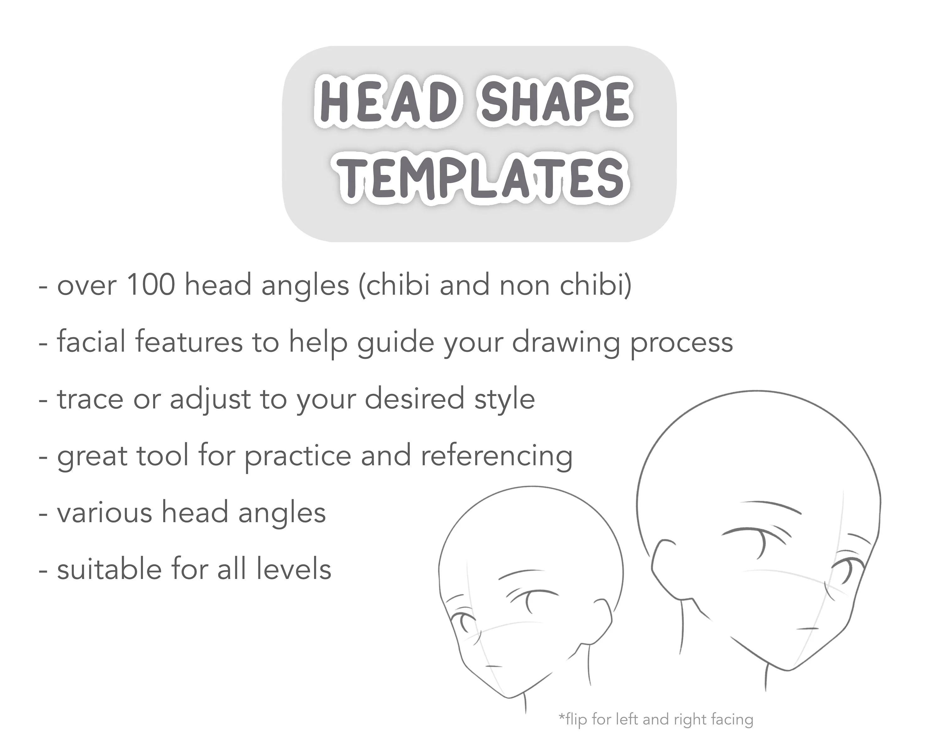 Anime Style 100+ Head Stamp Set - Image 4