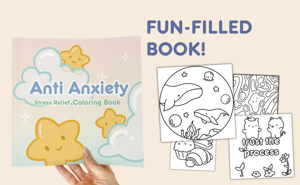 Anti Anxiety Coloring Book (PDF) - Image 3