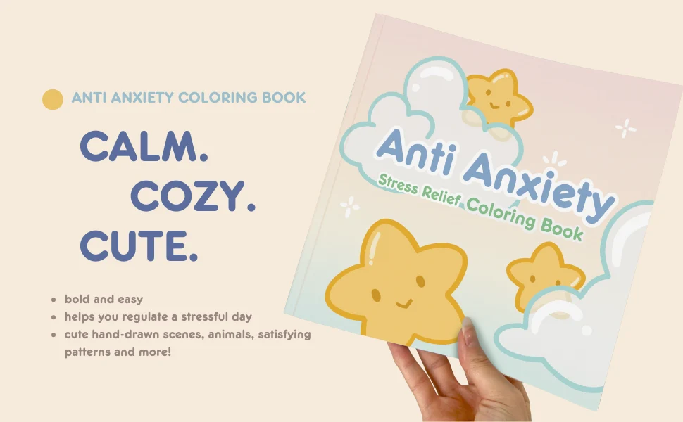 Anti Anxiety Coloring Book (PDF) - Image 4