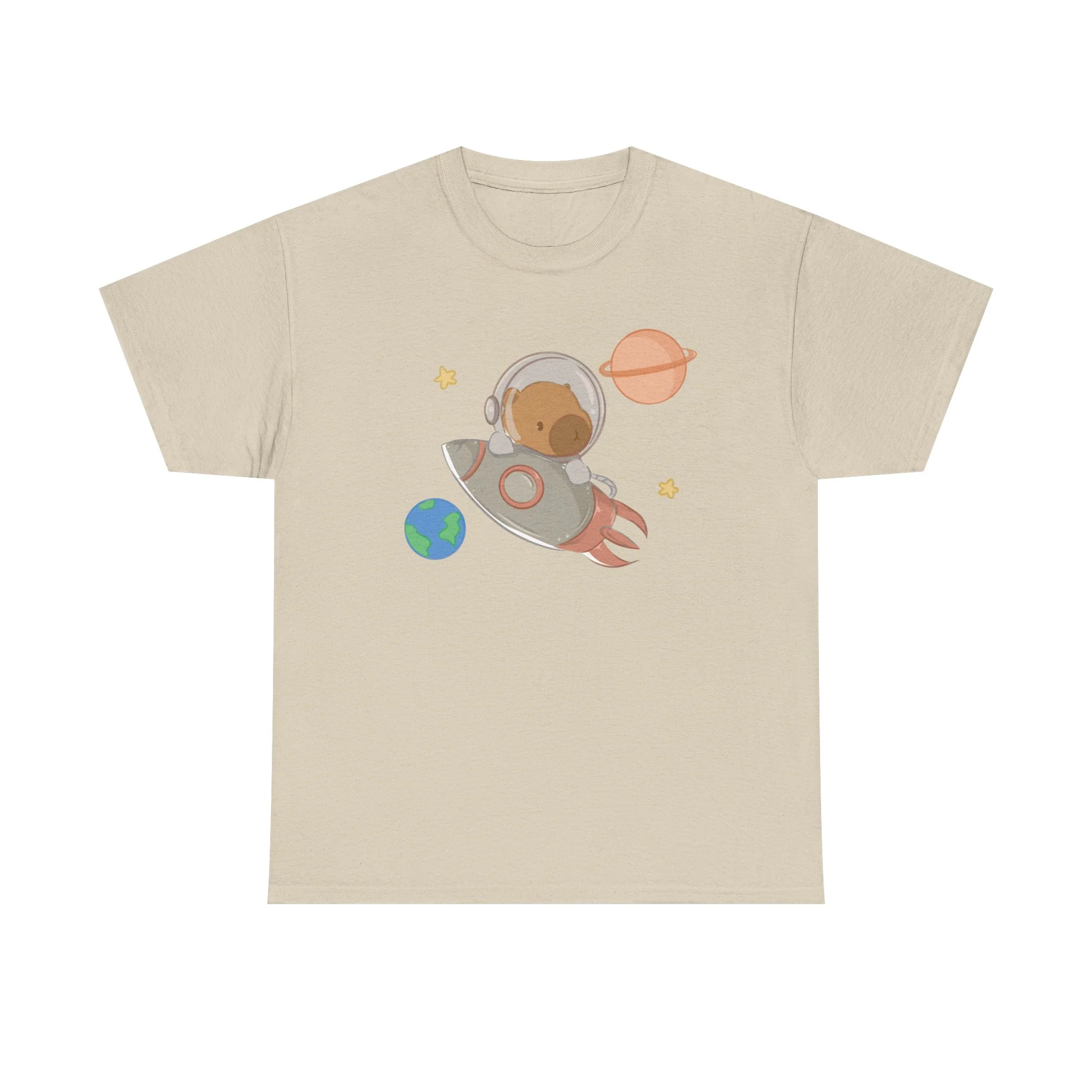 astronaut capy tshirt - Image 3