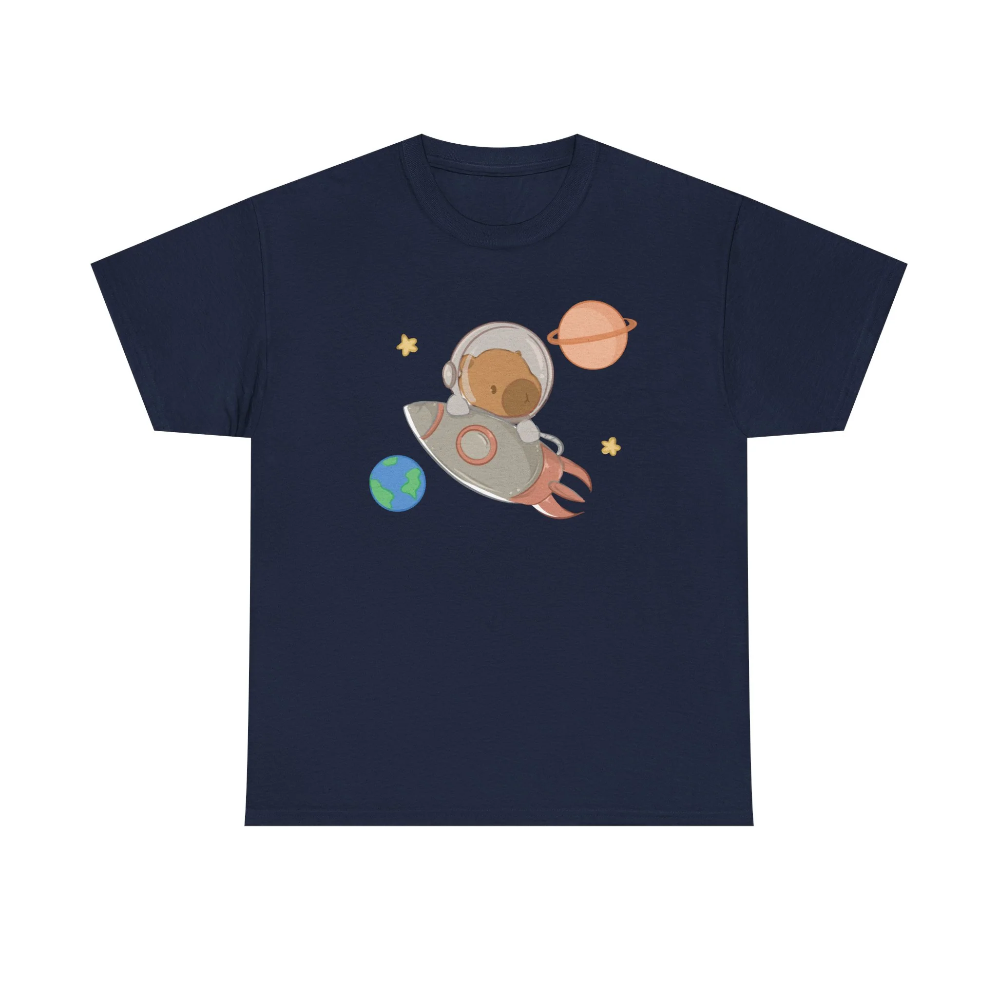 astronaut capy tshirt - Image 9