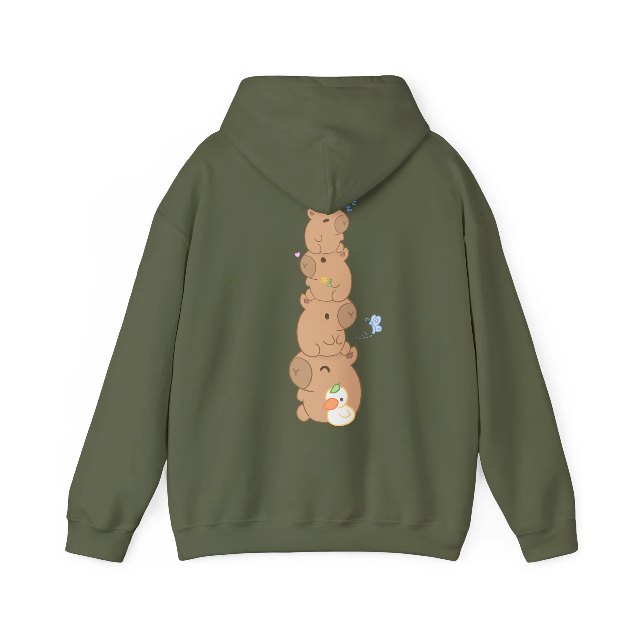 "Be Cappy" Capybaras Hoodie - Image 9
