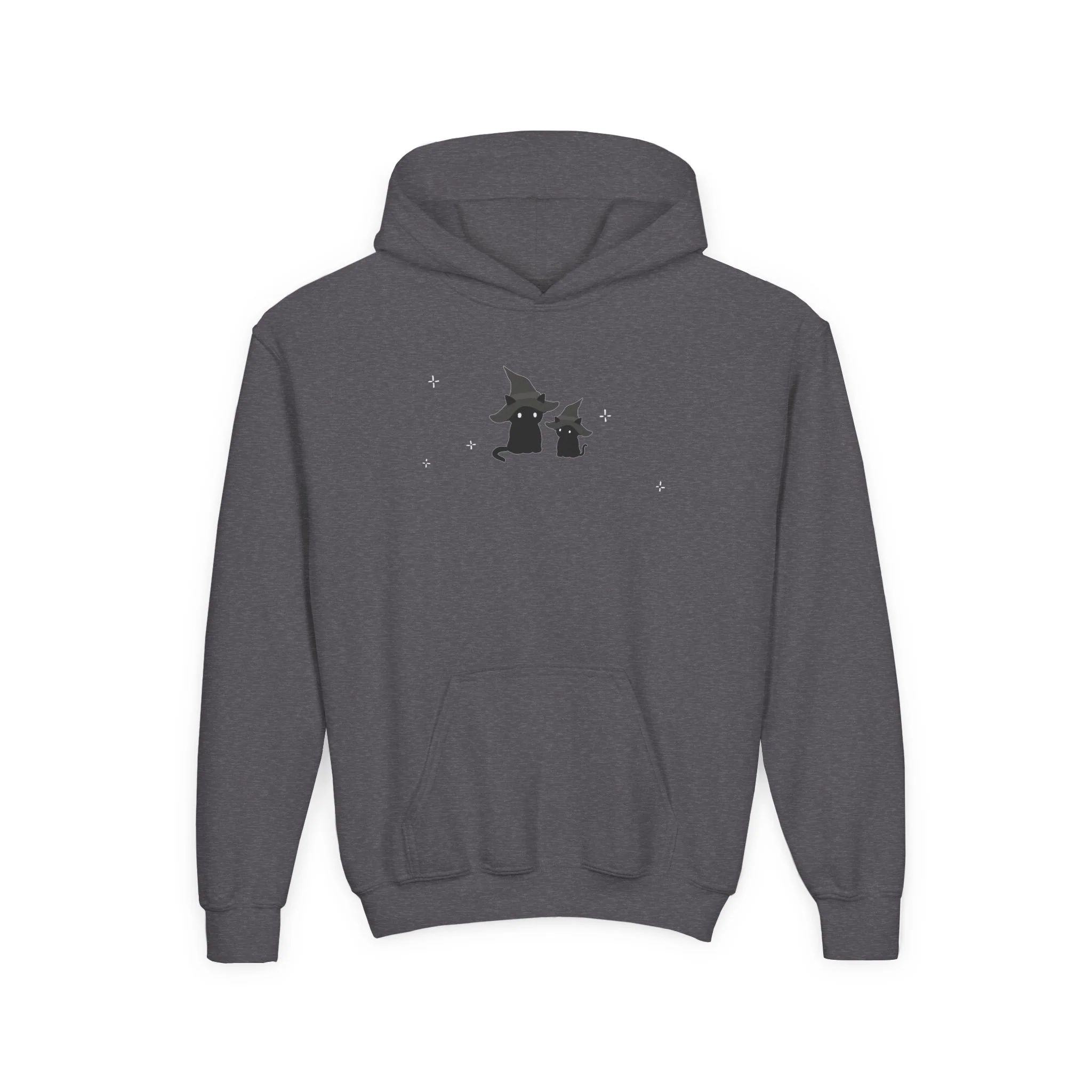 Black Cat: Youth Heavy Hooded Sweatshirt - Image 10