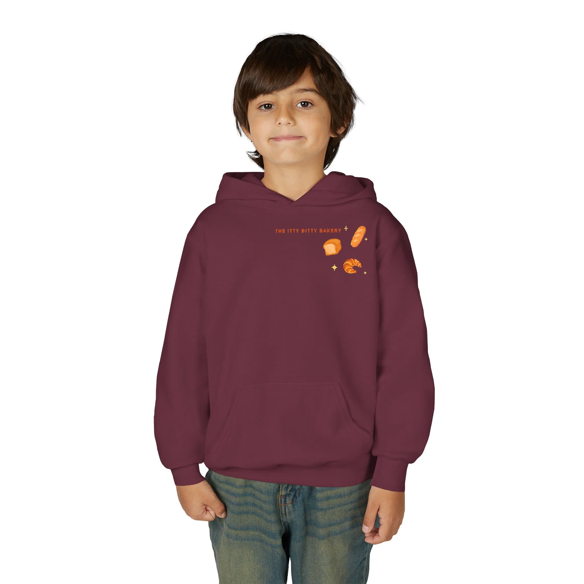 Itty Bitty Bakery: Youth Heavy Blend Hooded Sweatshirt - Image 36