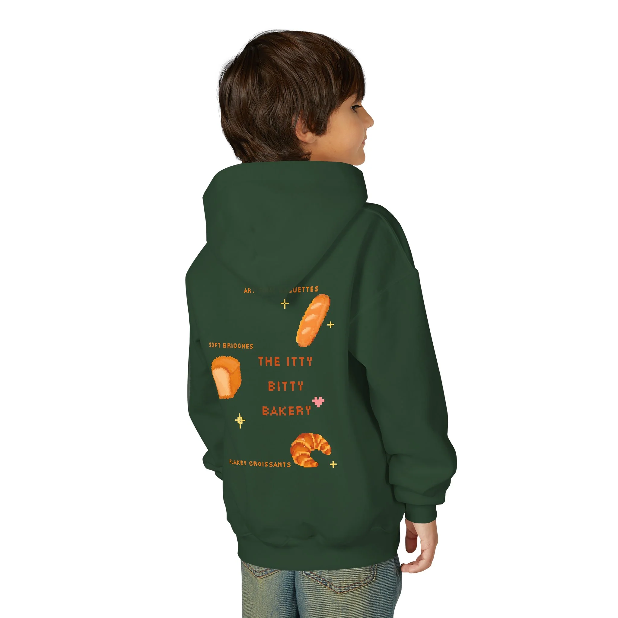 Itty Bitty Bakery: Youth Heavy Blend Hooded Sweatshirt - Image 40
