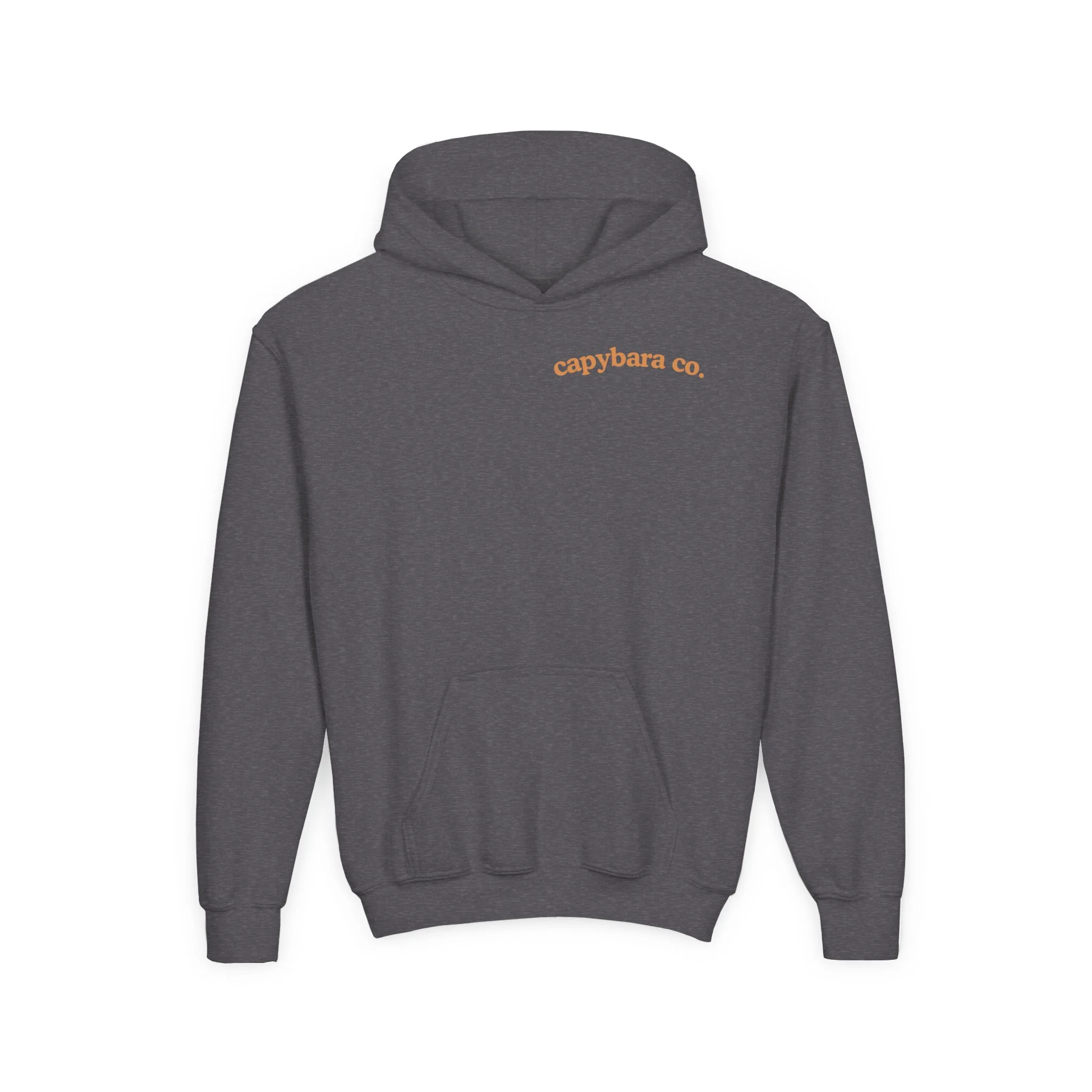 Capybara Bath: Youth Heavy Blend Hooded Sweatshirt - Image 10