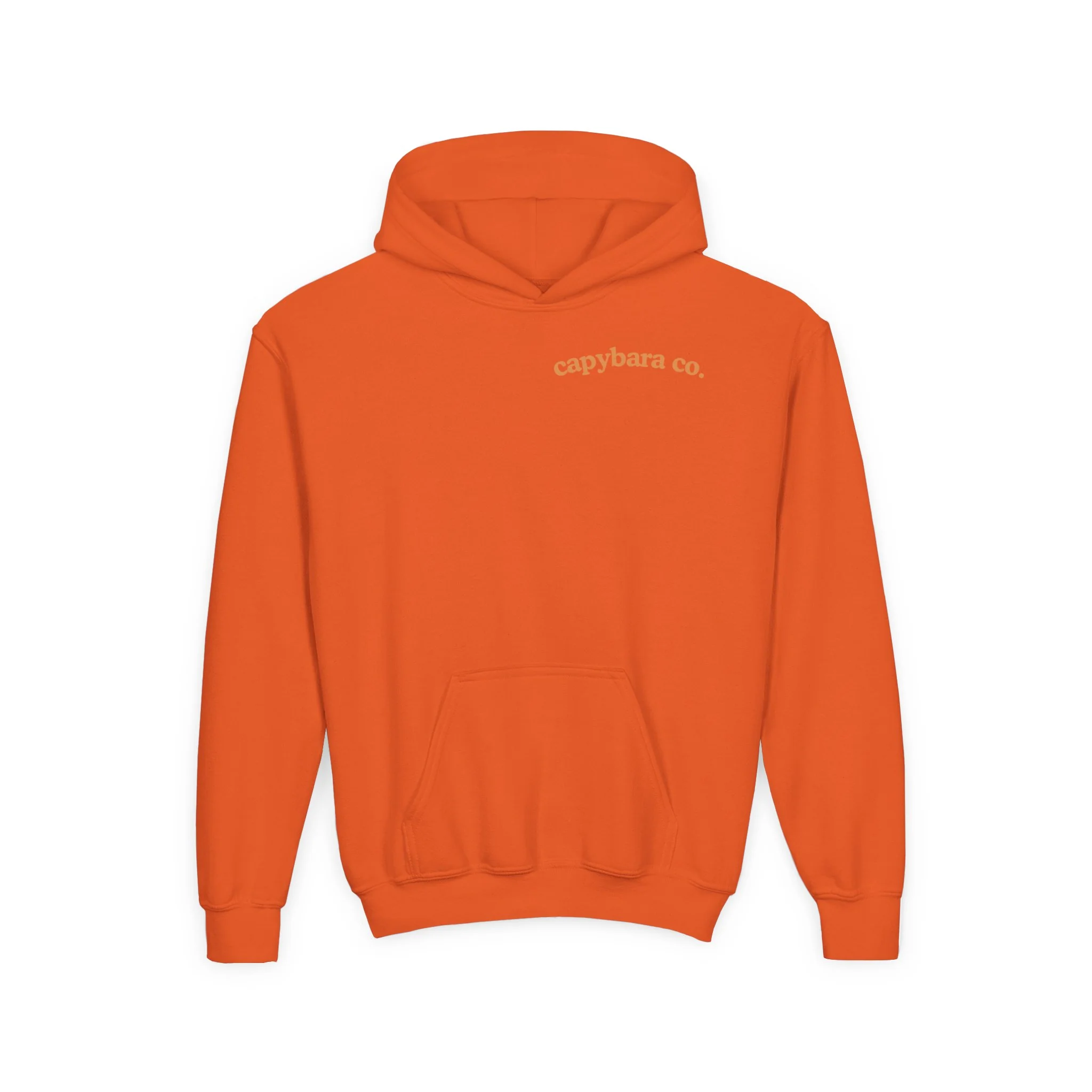 Capybara Bath: Youth Heavy Blend Hooded Sweatshirt - Image 6