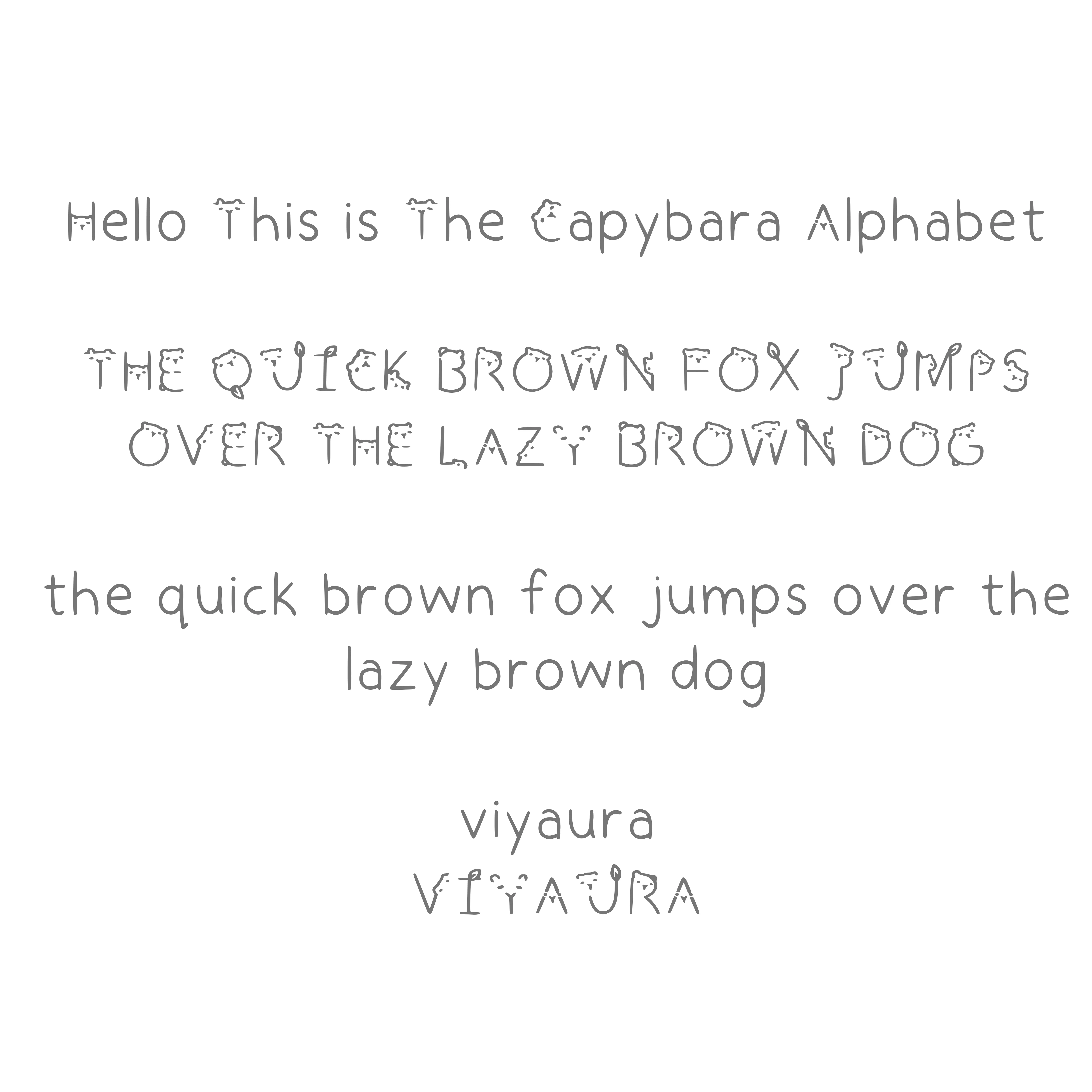 Capybara Font - Image 3