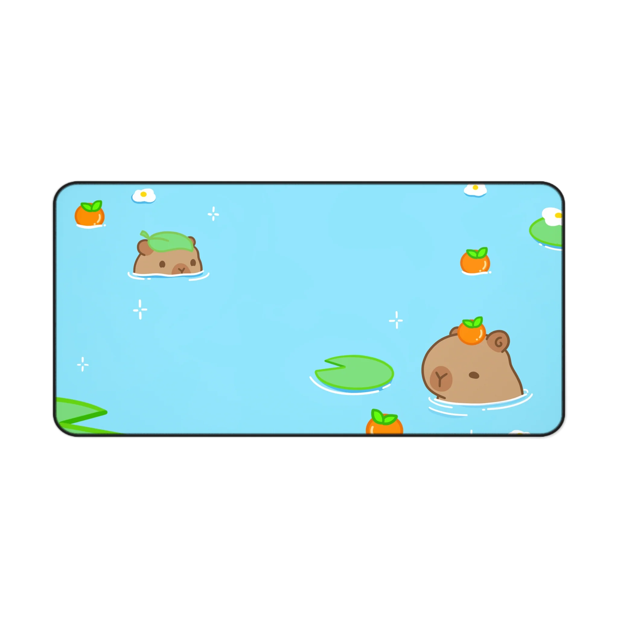Capybara Pond Desk Mat - Image 3