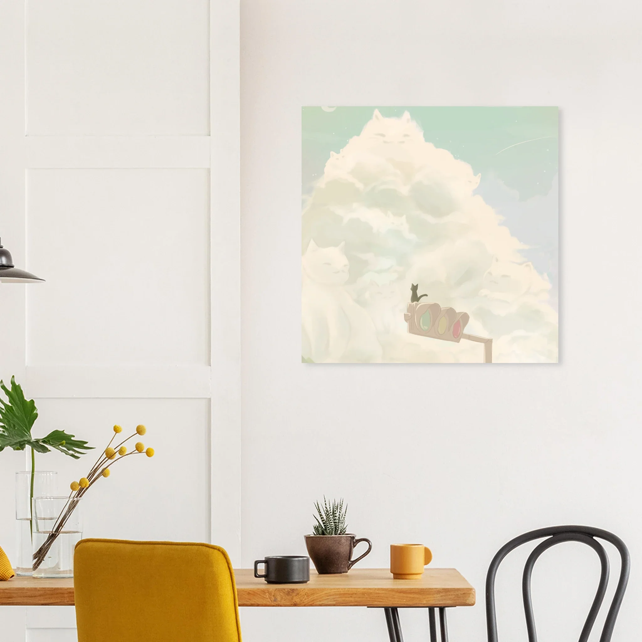 Cat Clouds Poster - Image 8