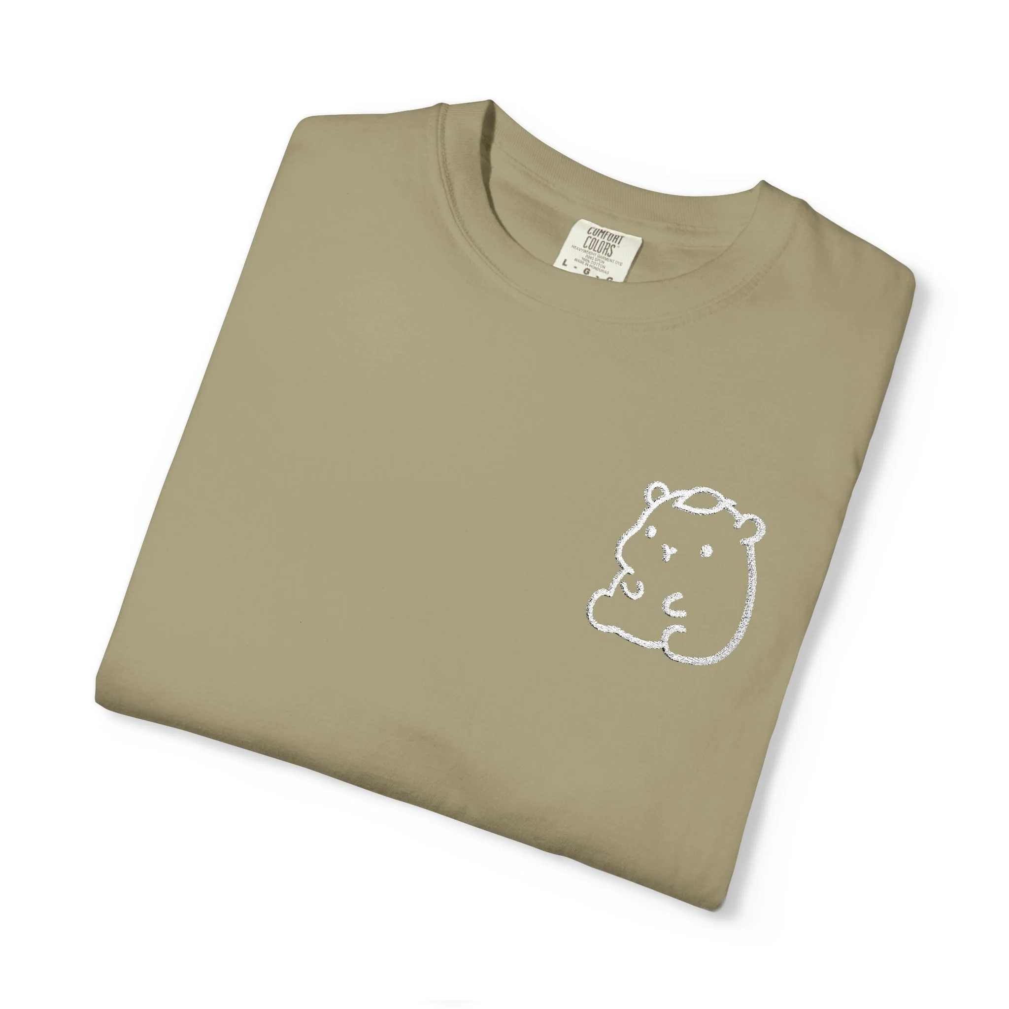 cute capy embroidery tshirt - Image 15