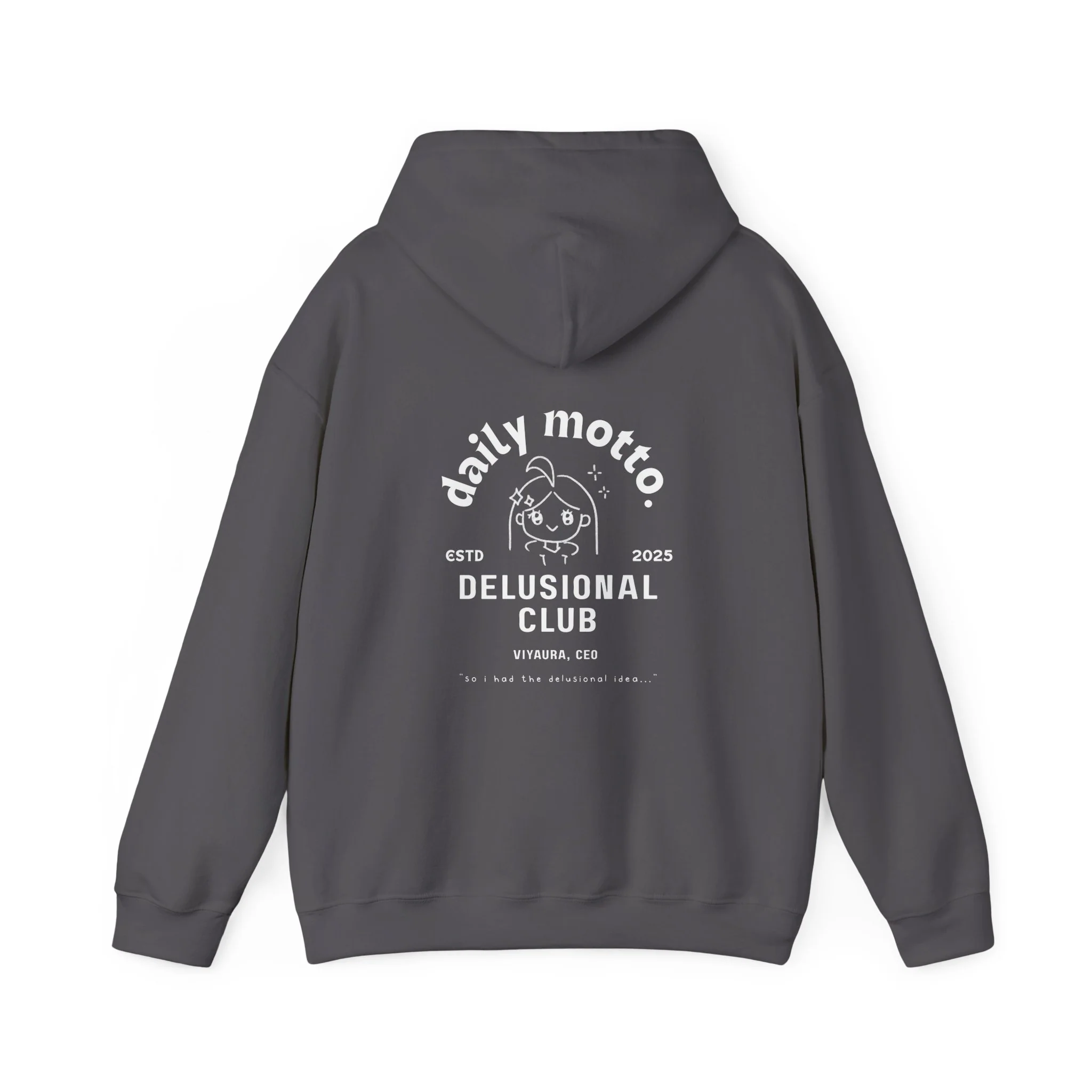 delusional ideas motto hoodie - Image 13