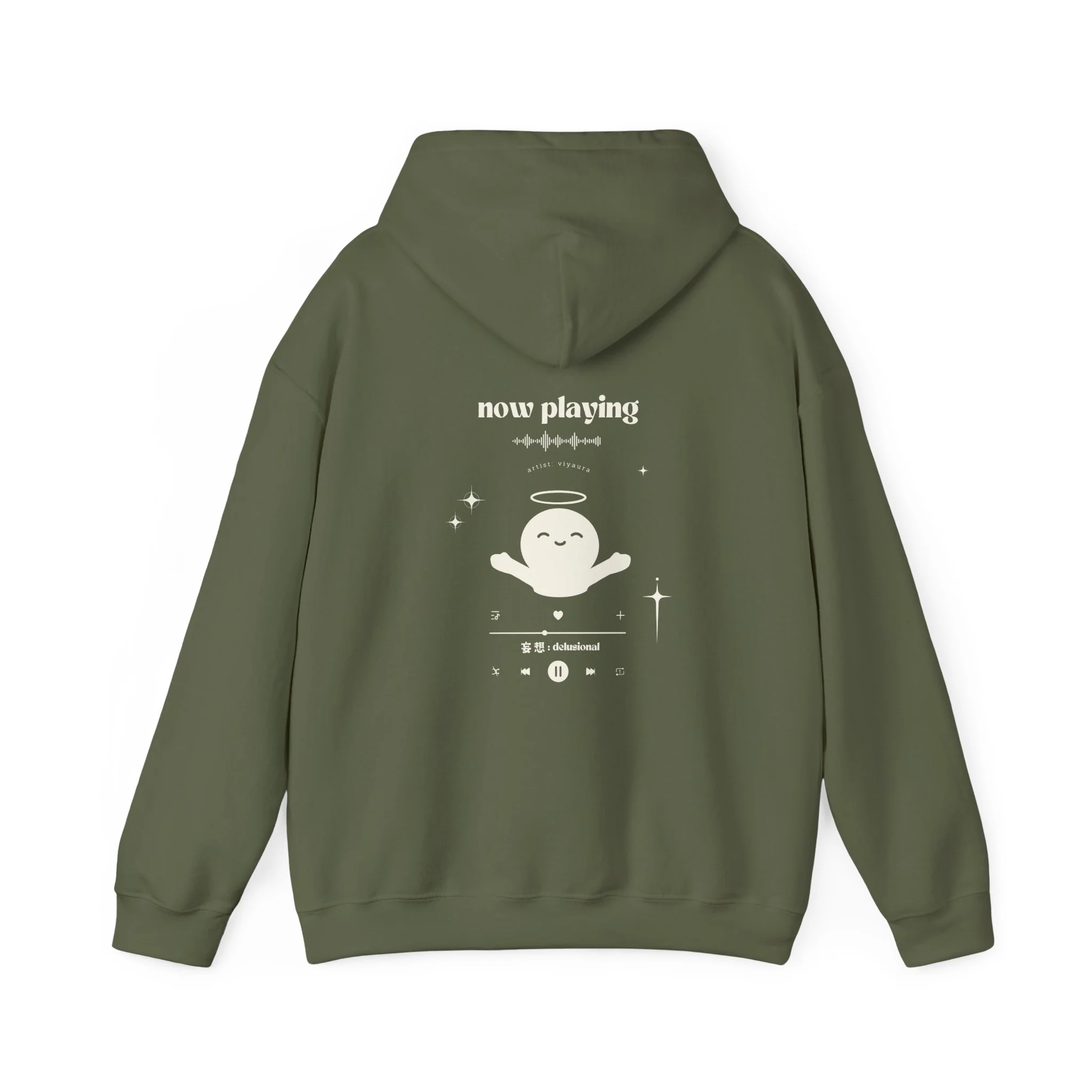 delusional ideas playlist hoodie - Image 12