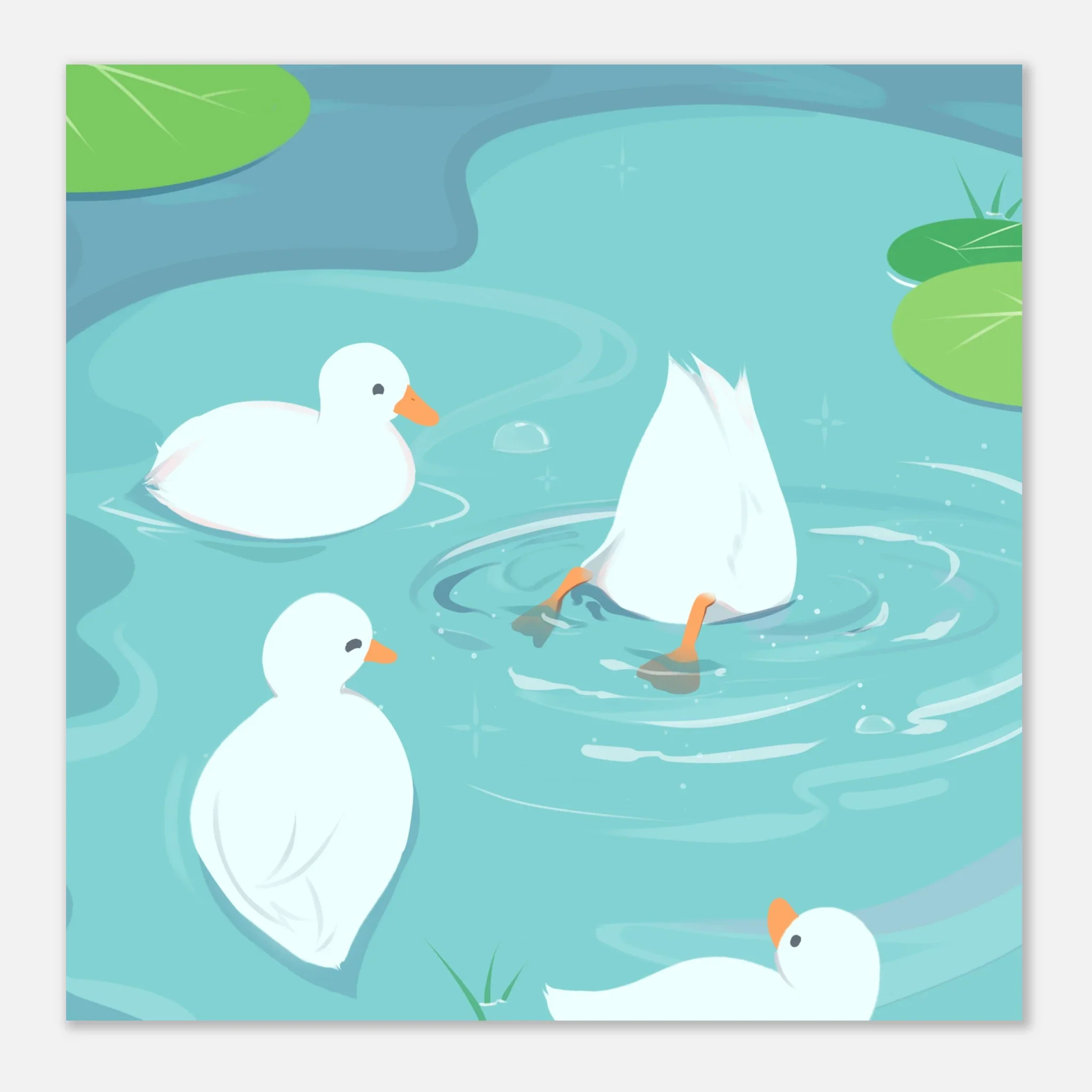 Dunking Duck Poster - Image 3