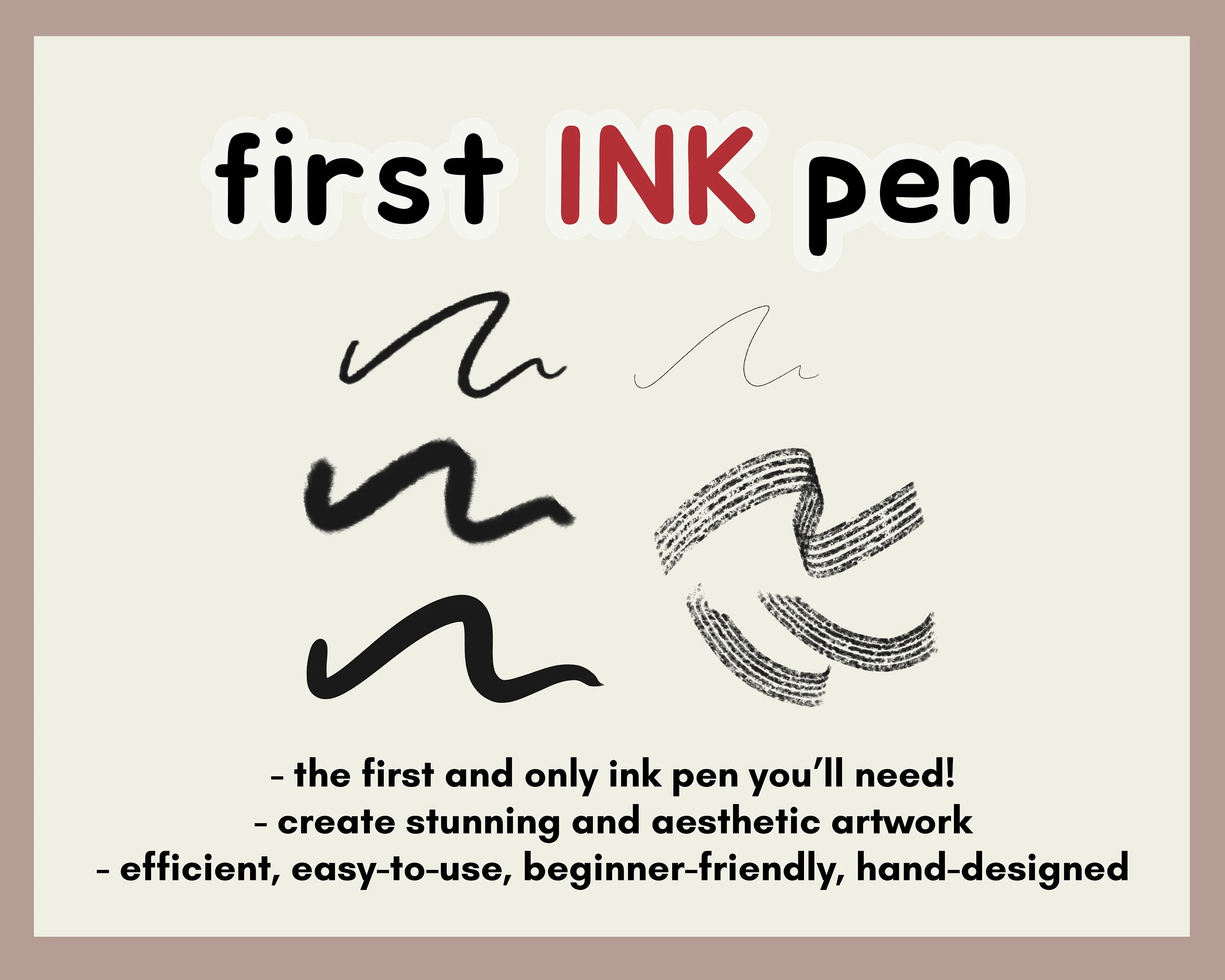 First Ink Pen Brush Set - Image 3