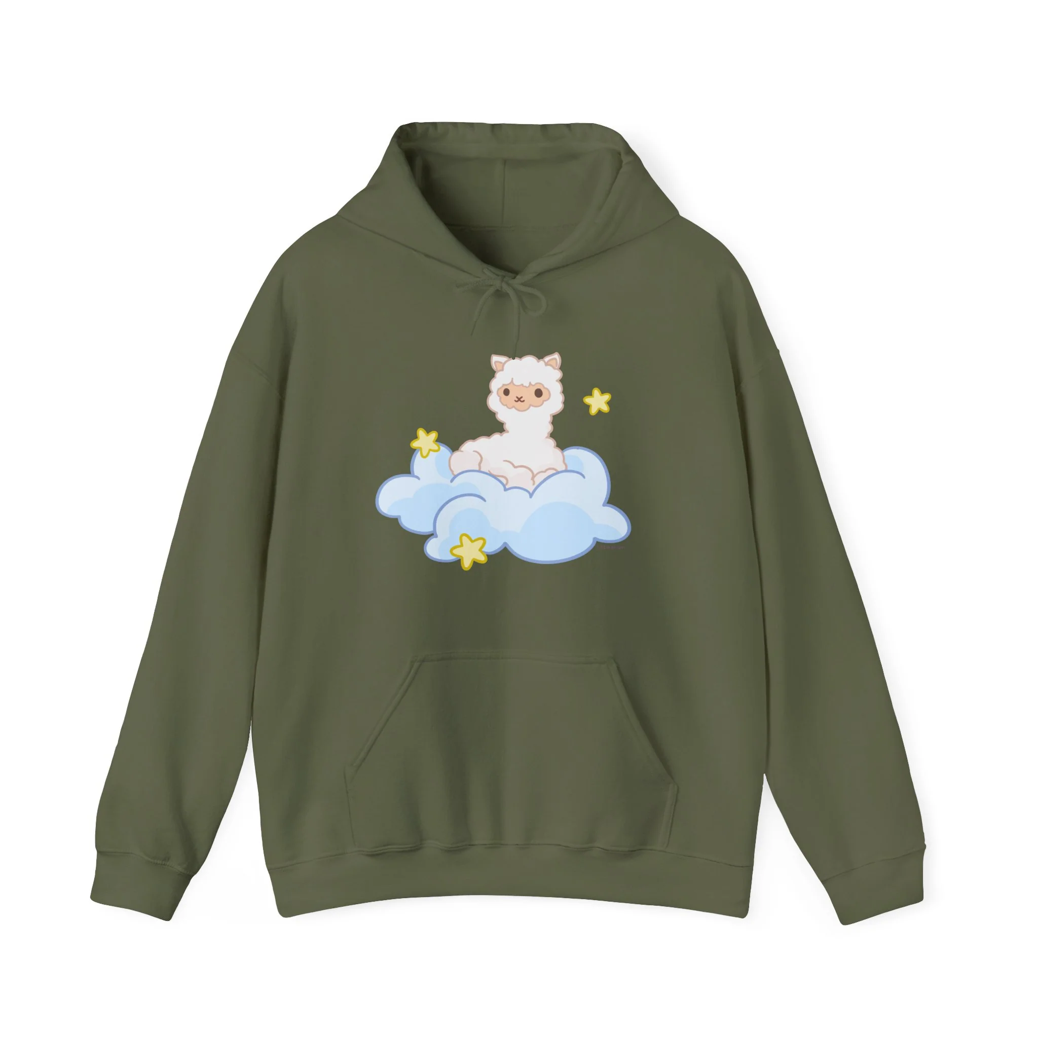 Fluffy Llama Fluffy Cloud Hoodie - Image 3