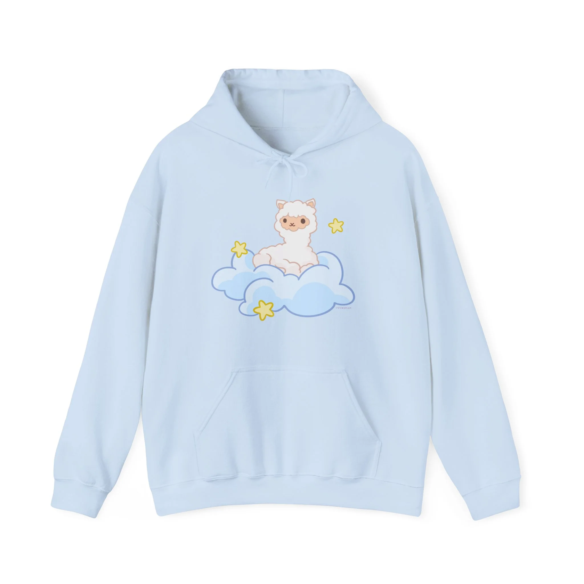 Fluffy Llama Fluffy Cloud Hoodie - Image 4