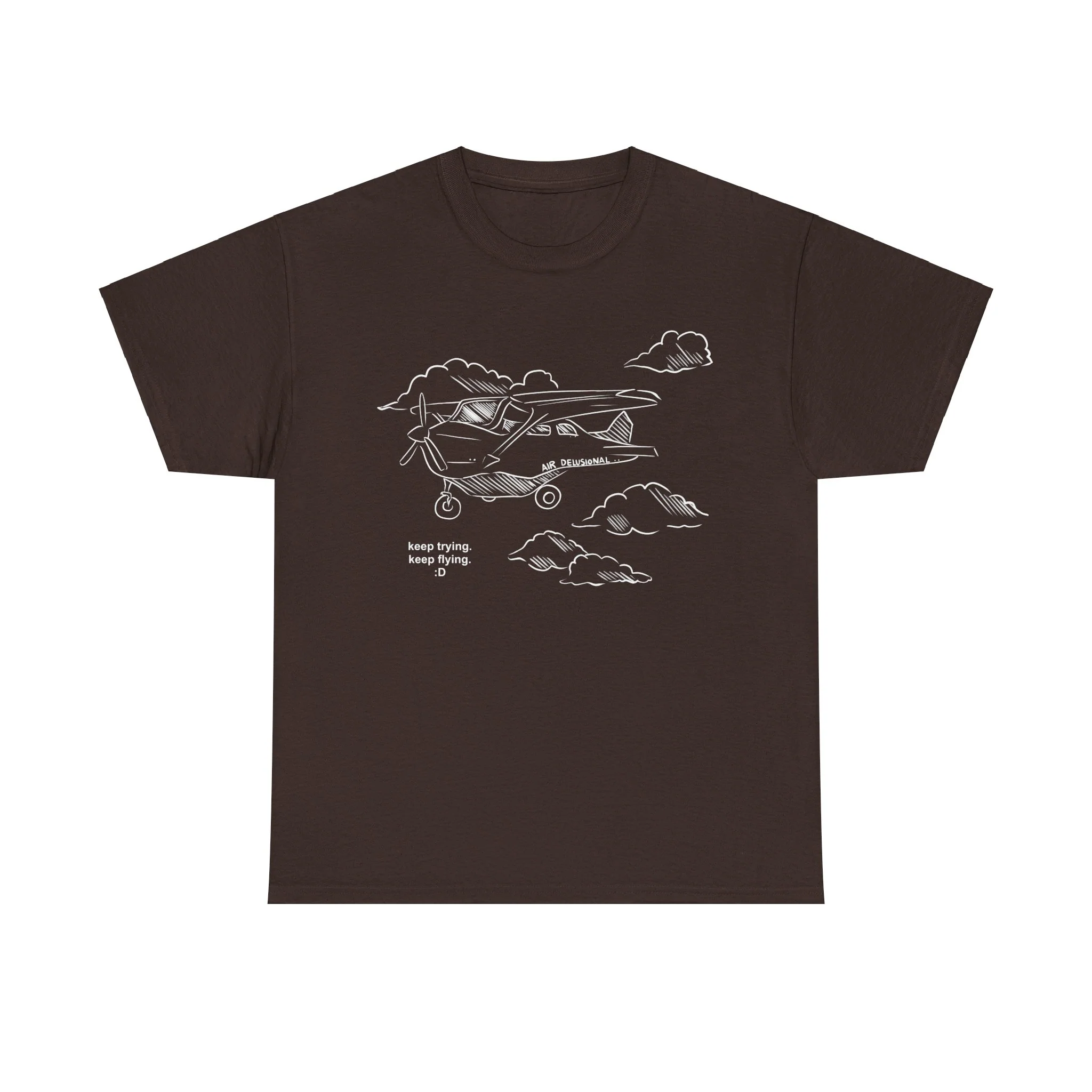 keep trying keep flying tshirt - Image 3