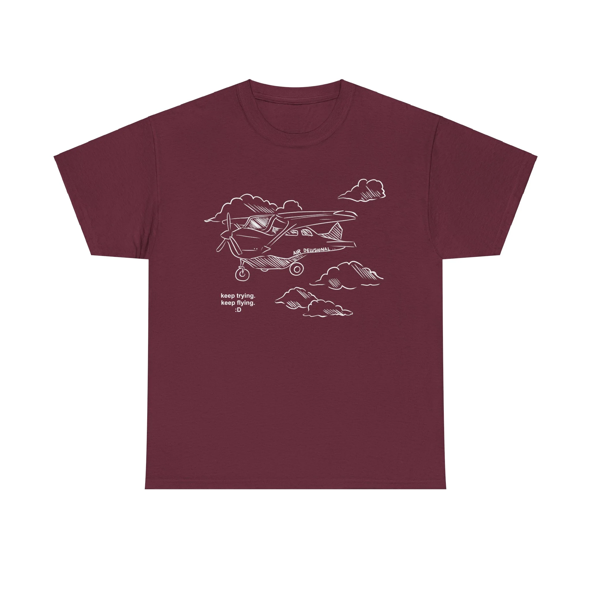 keep trying keep flying tshirt - Image 4