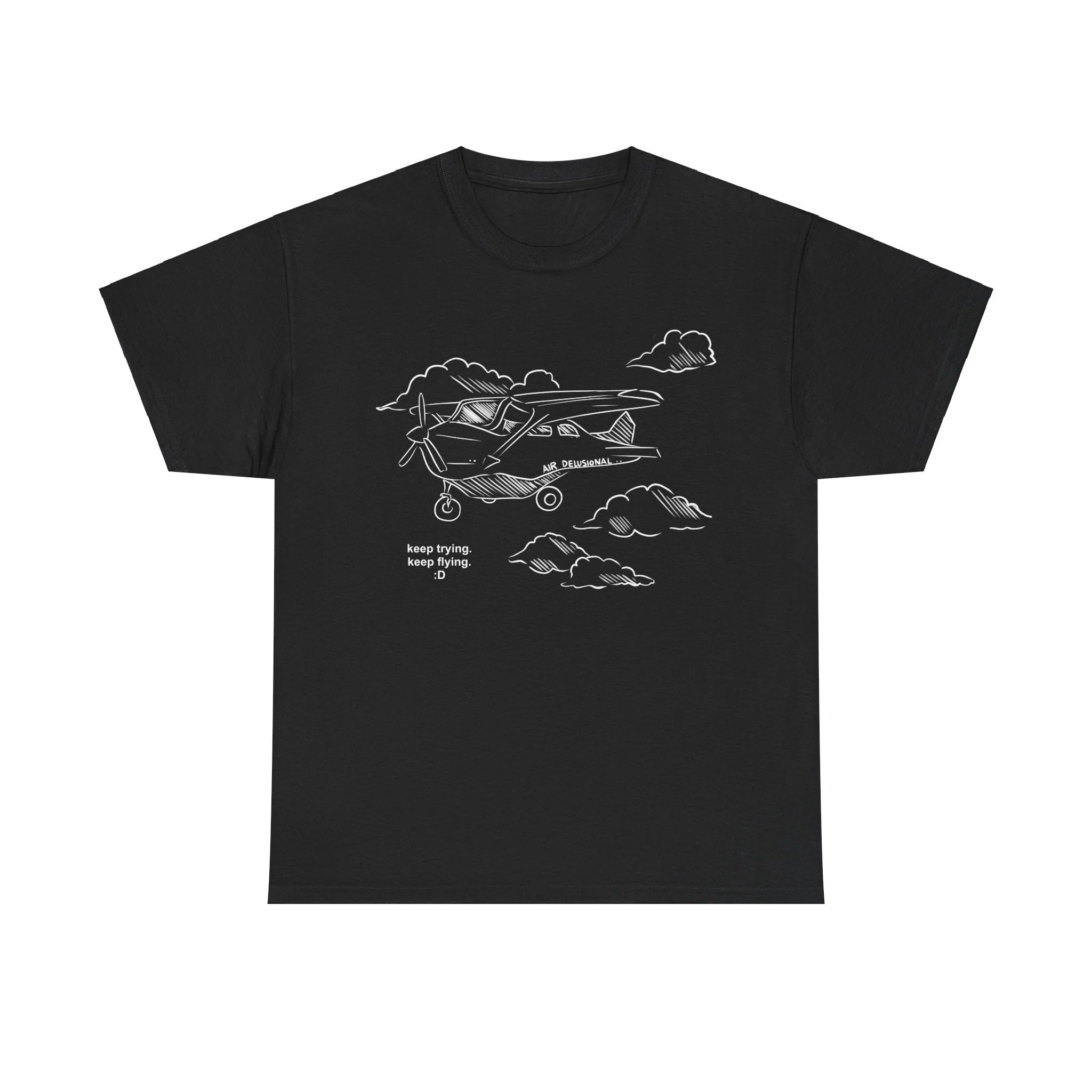 keep trying keep flying tshirt - Image 5