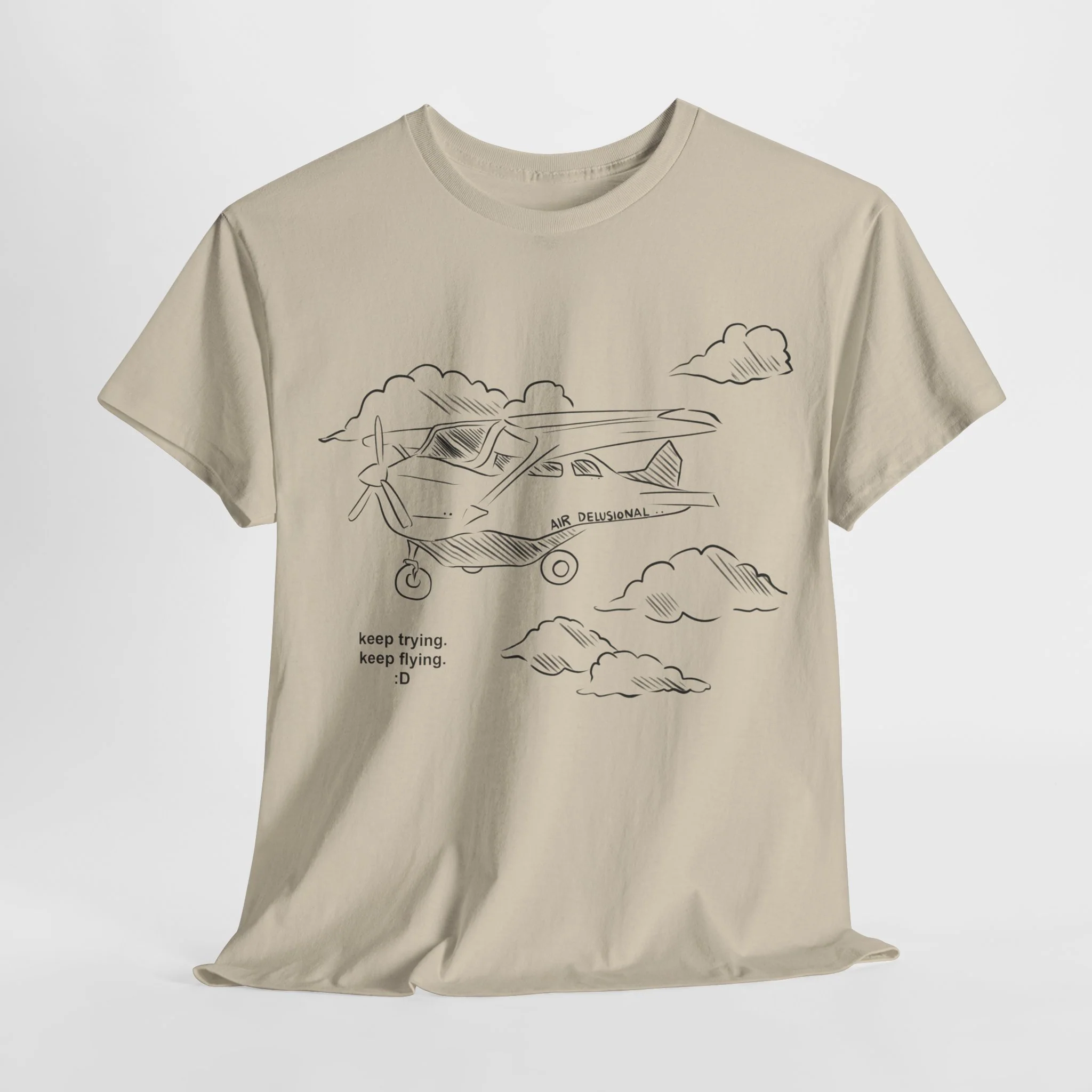keep trying keep flying tshirt - Image 6