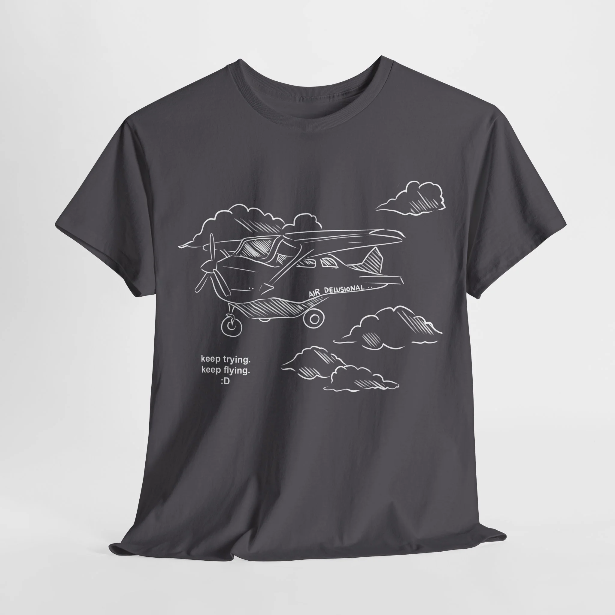 keep trying keep flying tshirt - Image 7
