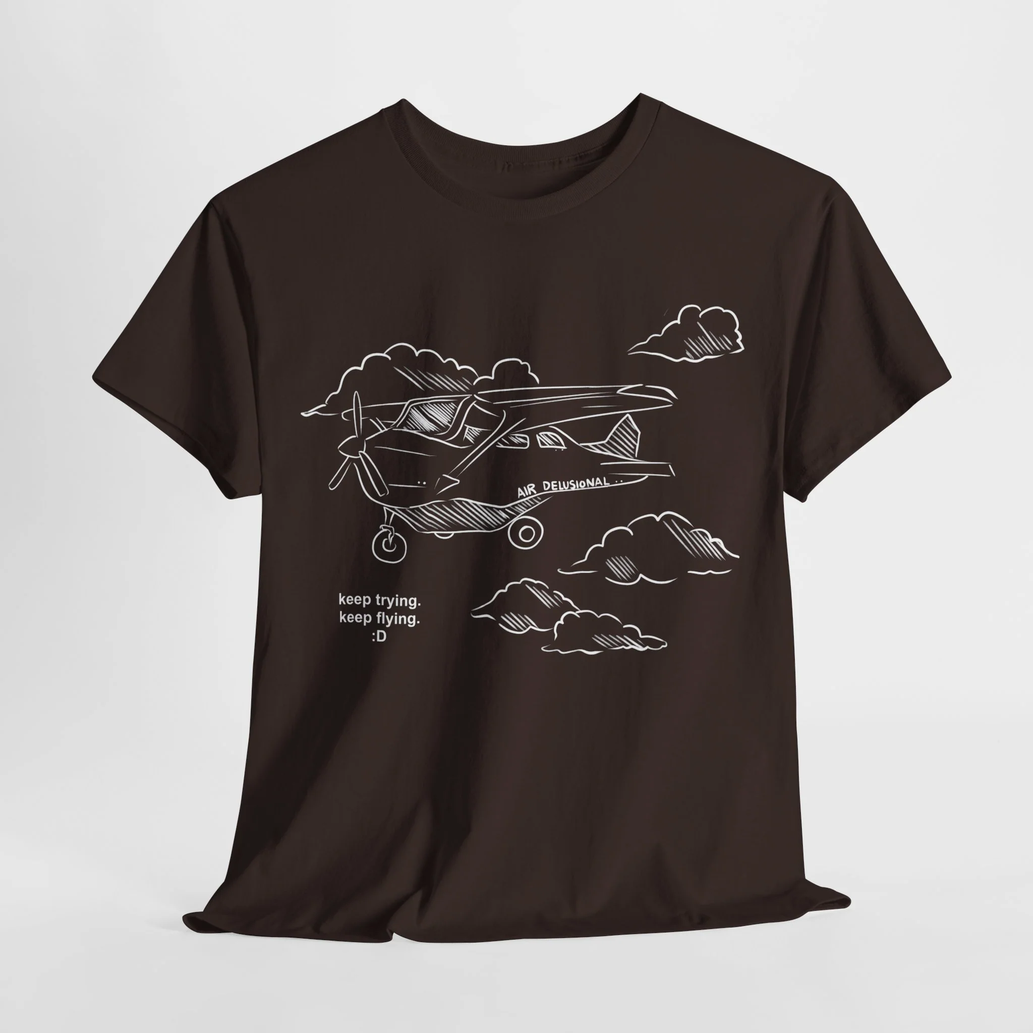keep trying keep flying tshirt - Image 8