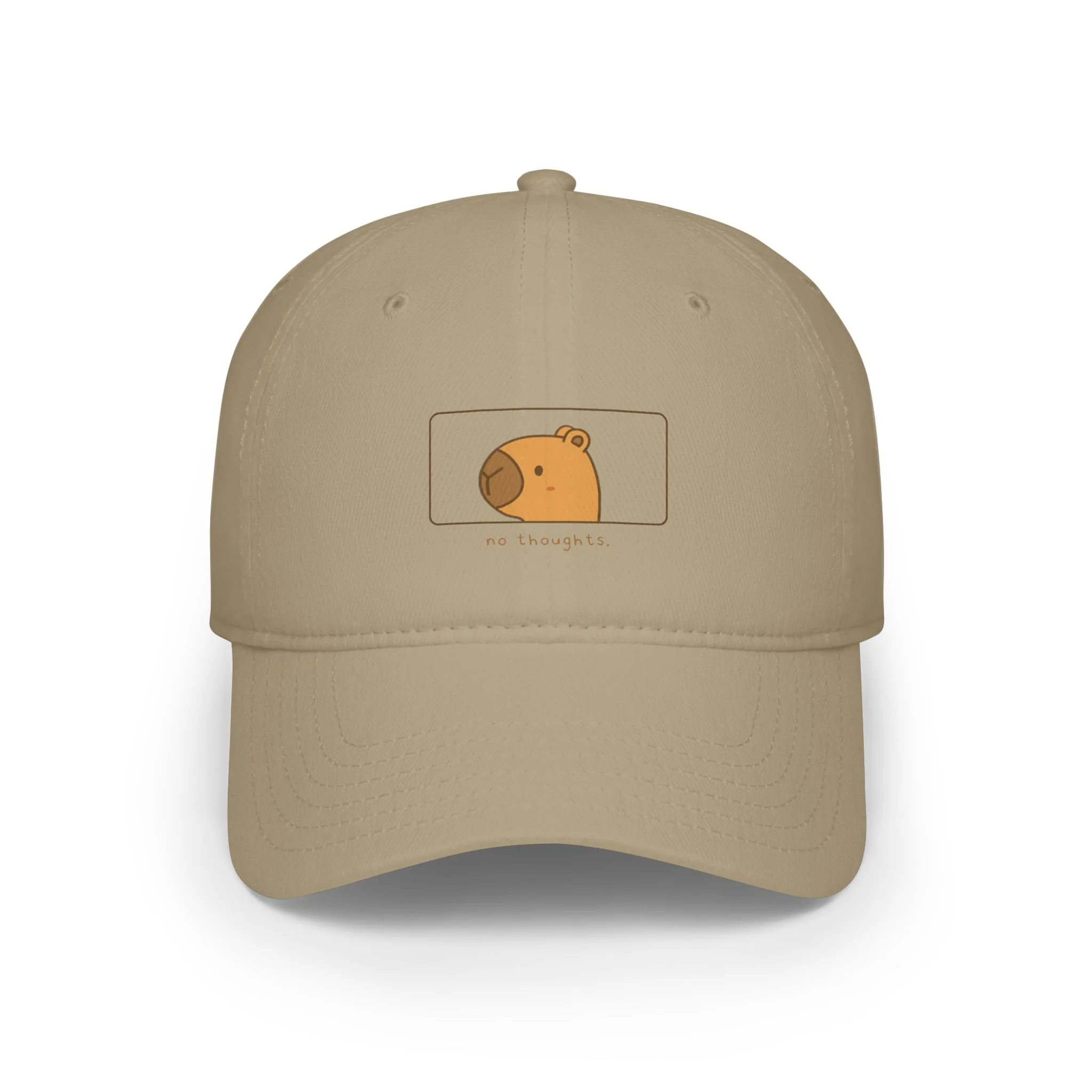 no thoughts capy cap