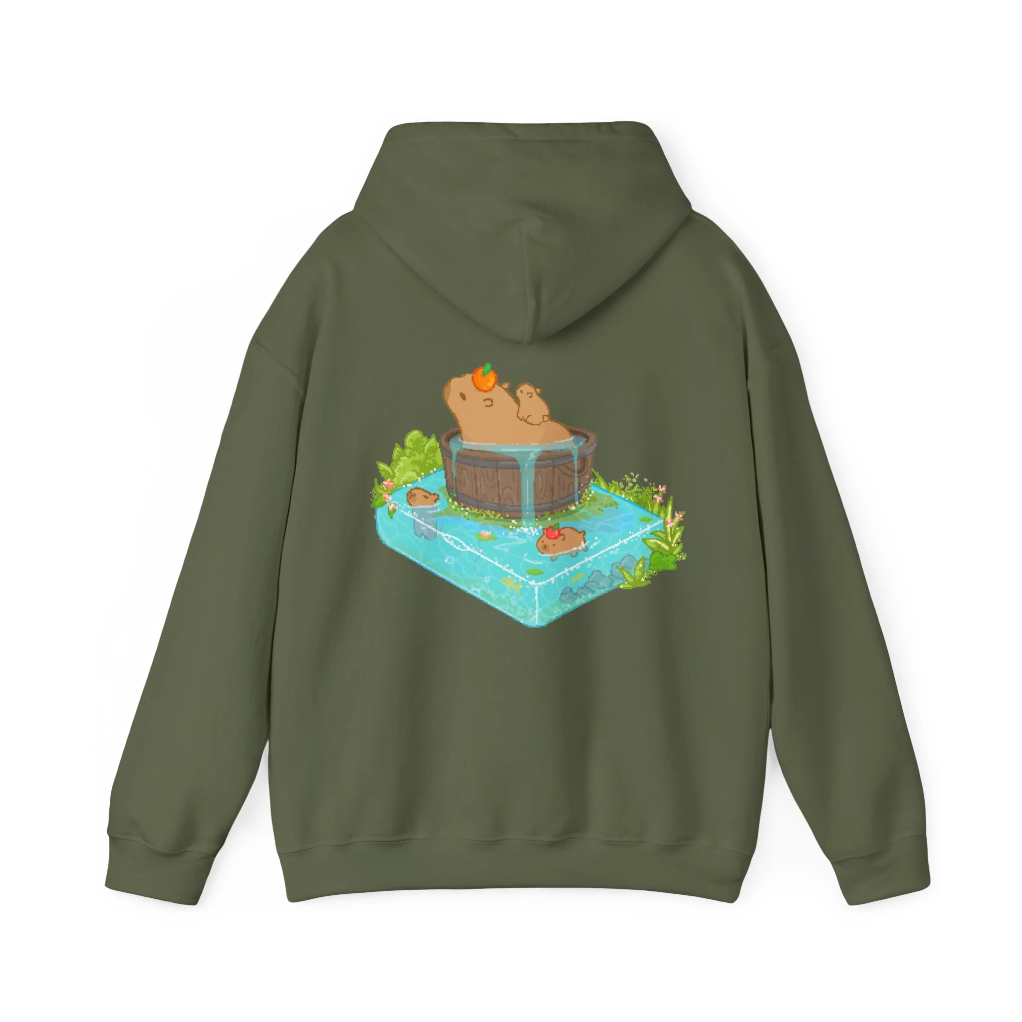 pixel capybara bathhouse - Image 10