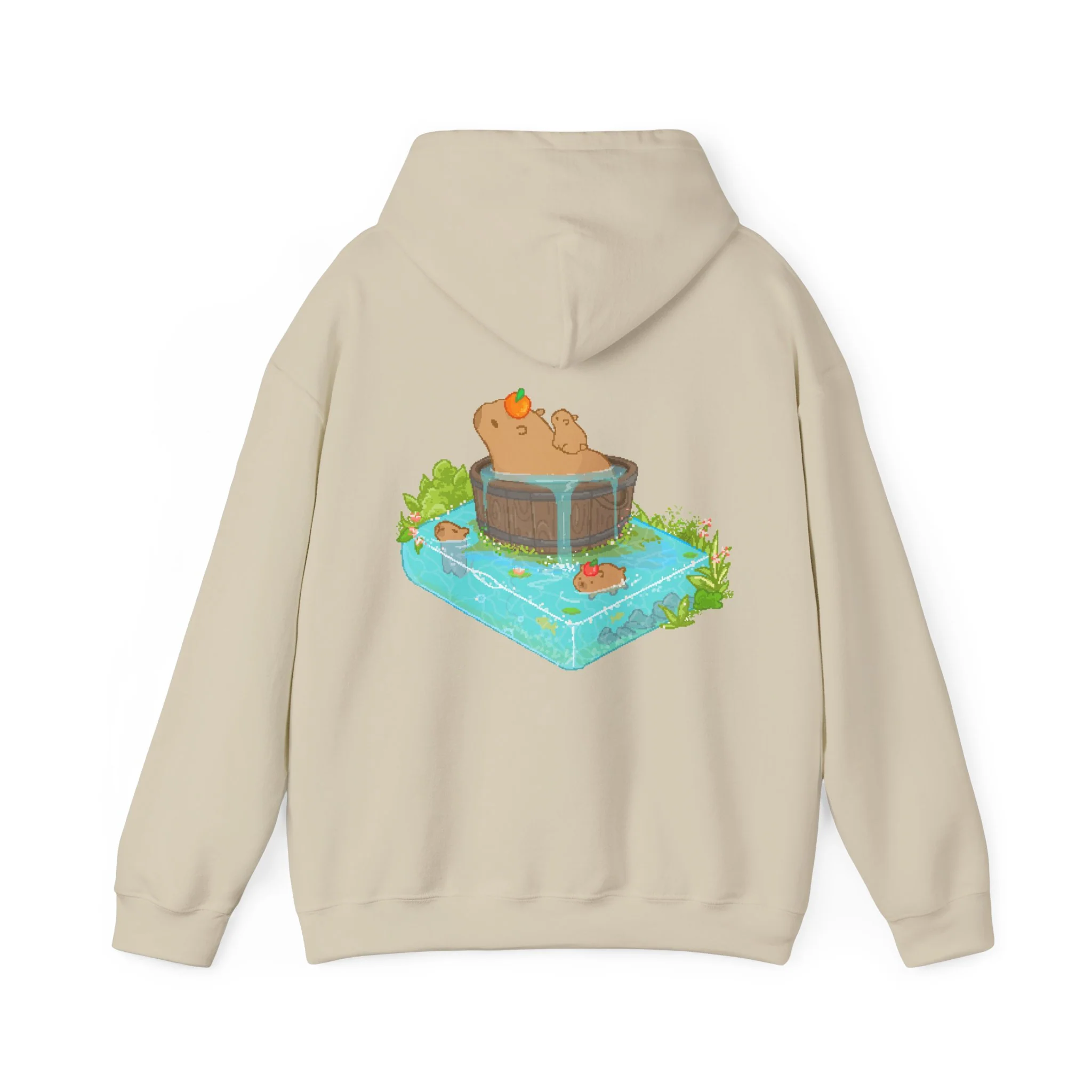 pixel capybara bathhouse - Image 8