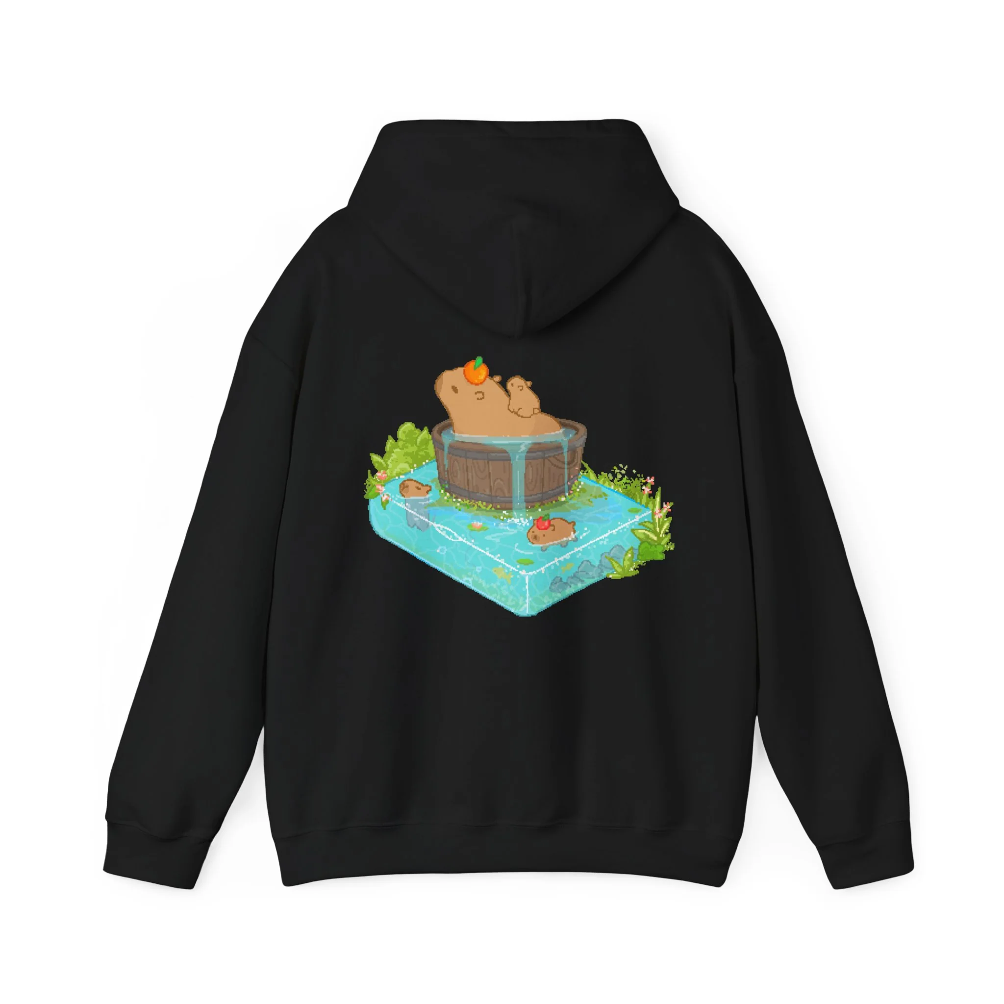 pixel capybara bathhouse - Image 9