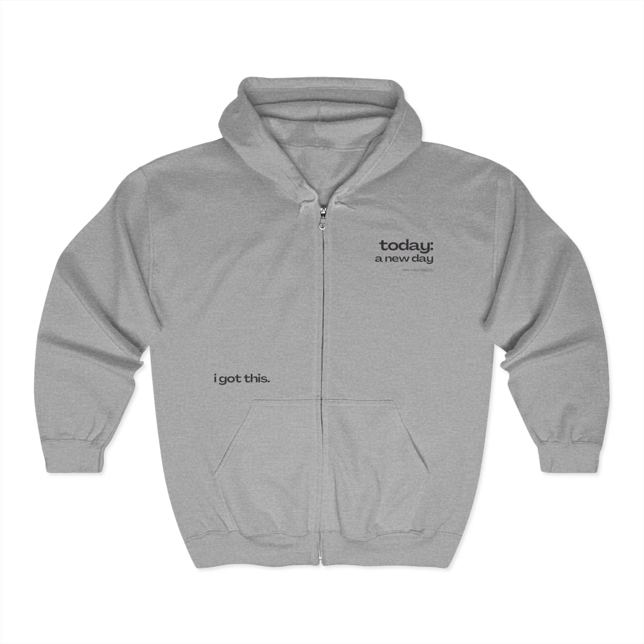 Reminder Notes Full Zip Hooded Sweatshirt - Image 6