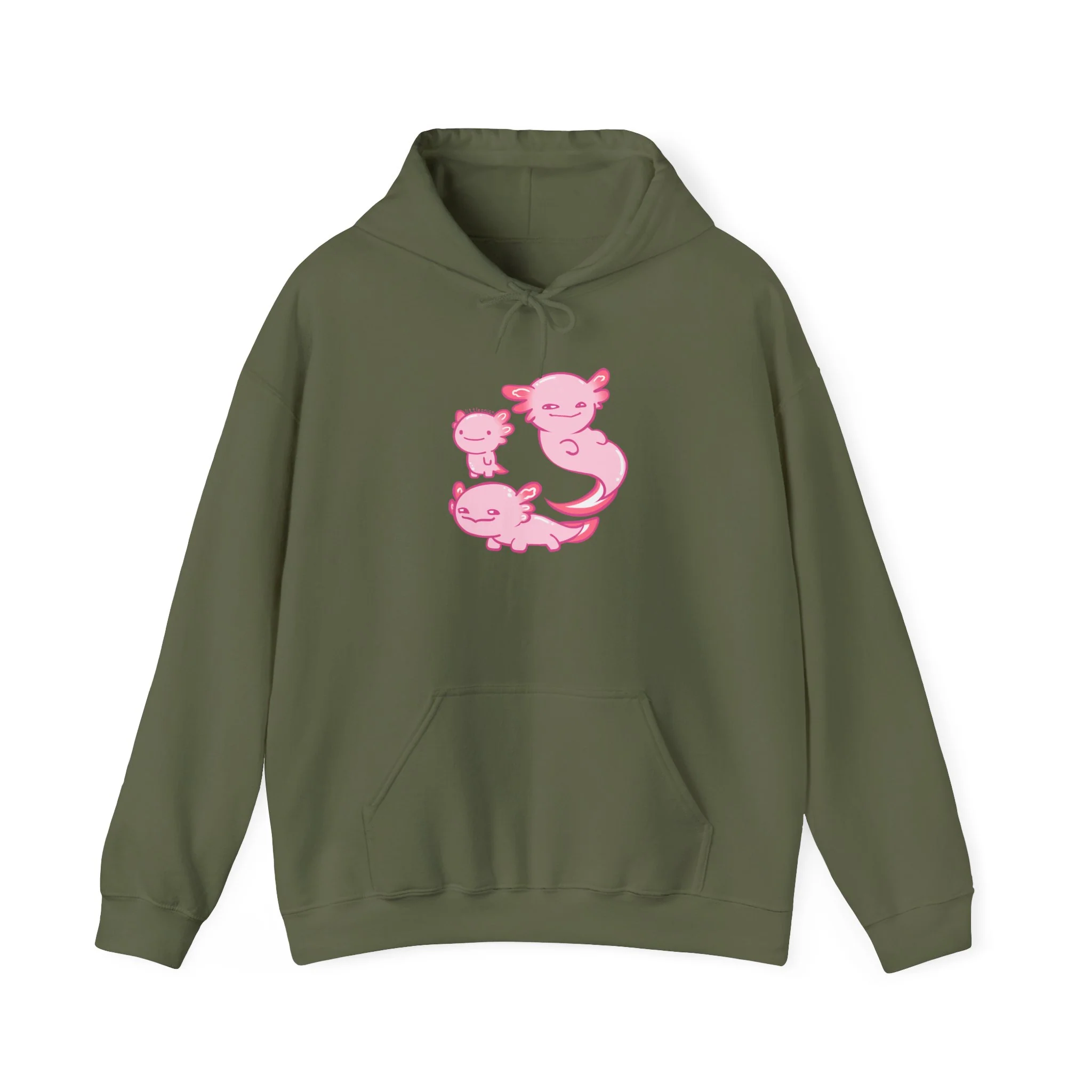 Smiling Axolotl Hoodie - Image 5