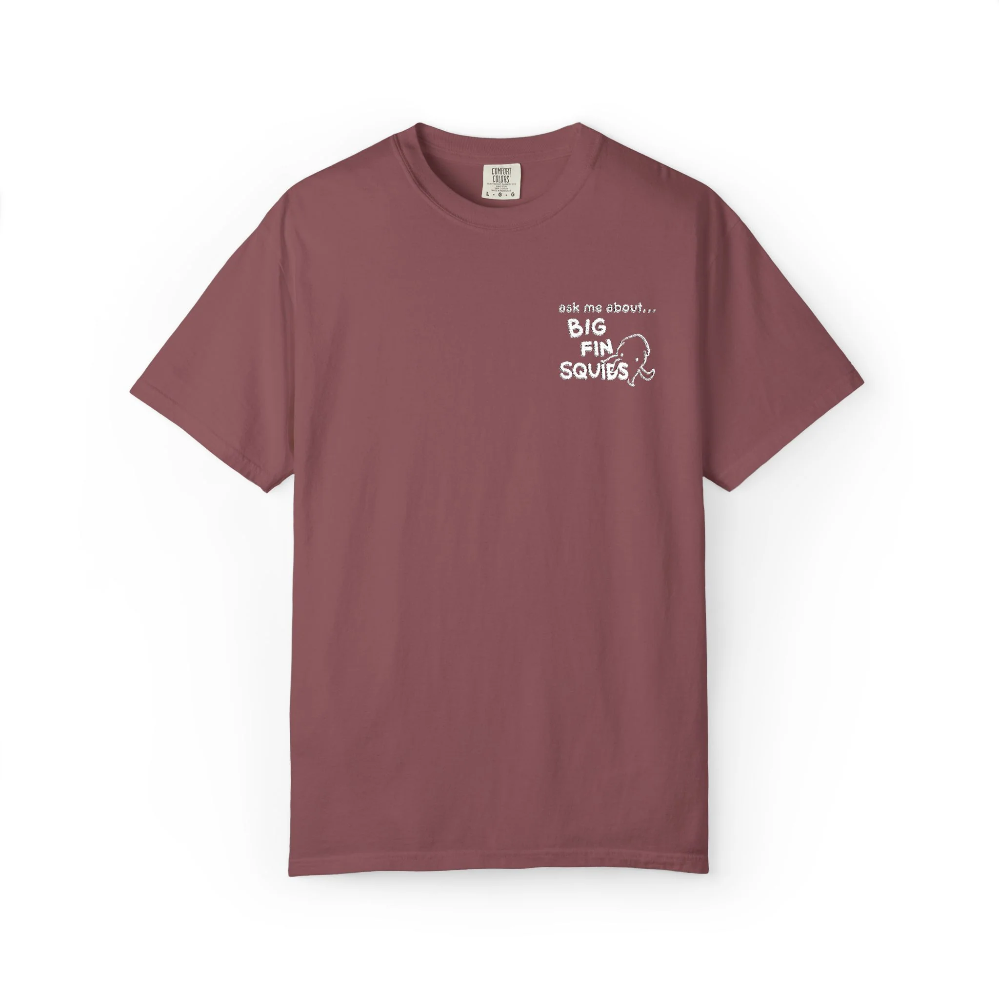 tell me about squids embroidery tshirt