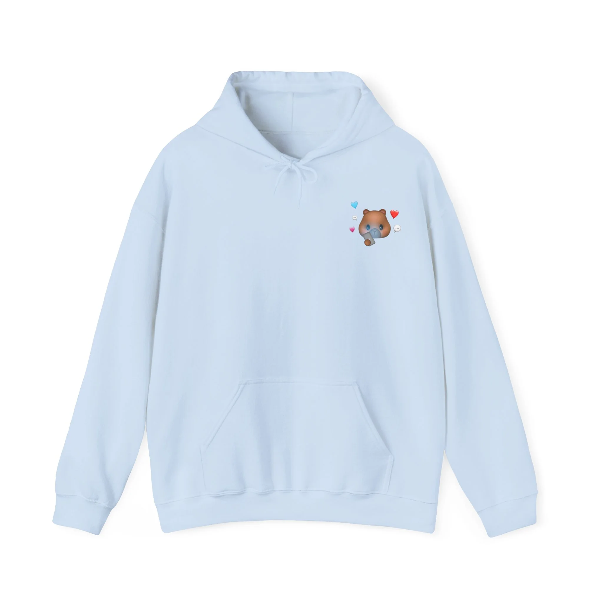 texting capy hoodie - Image 3