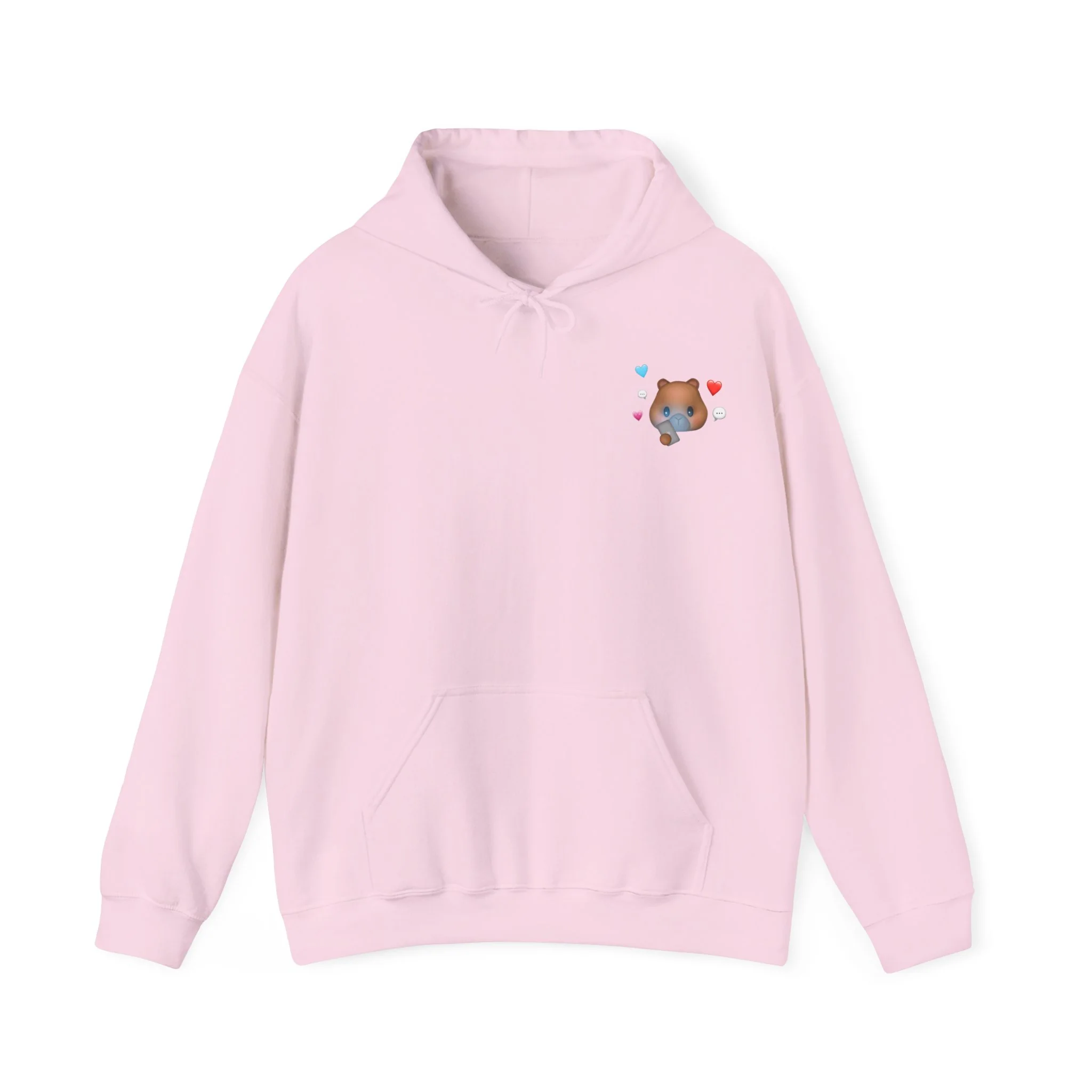 texting capy hoodie - Image 4