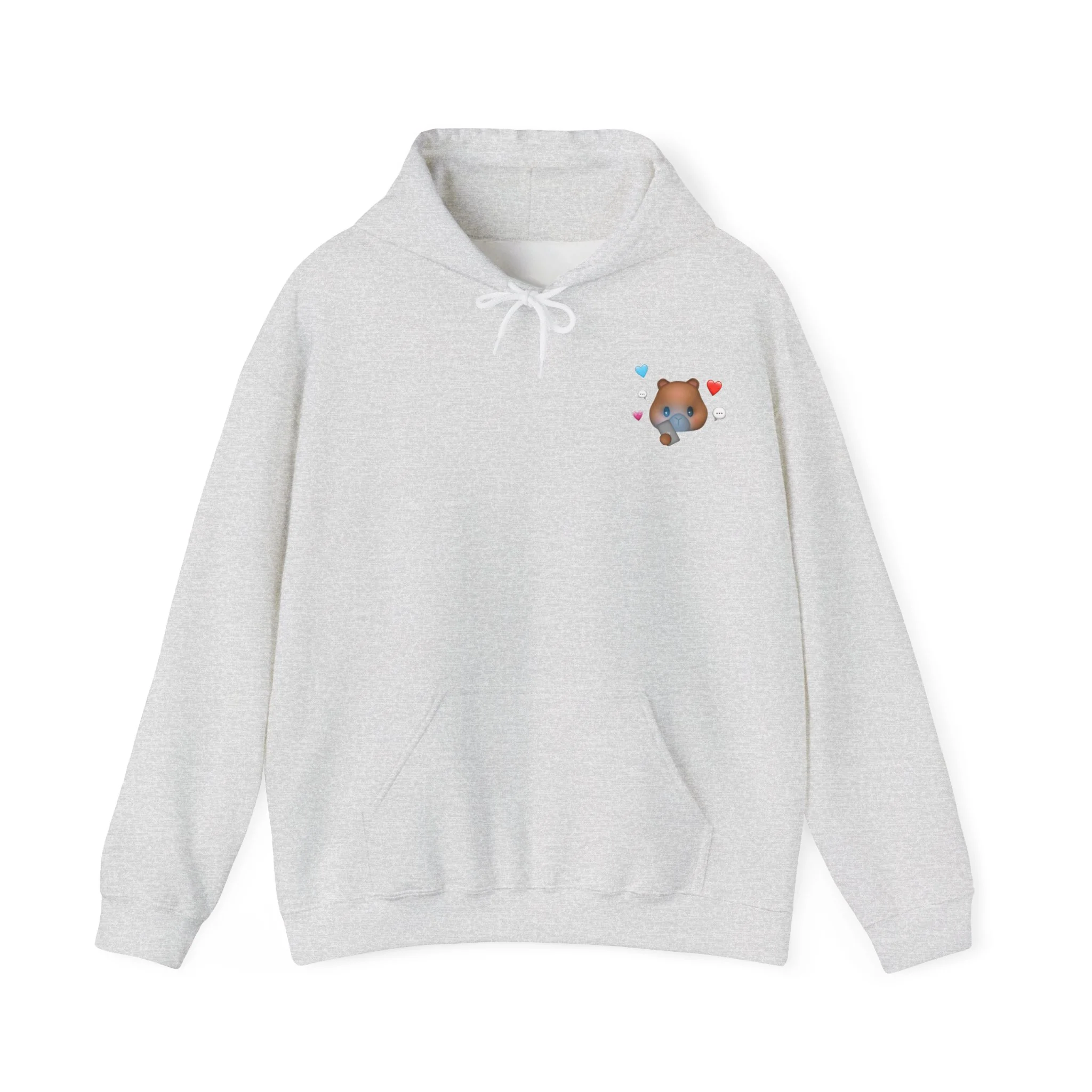 texting capy hoodie - Image 5