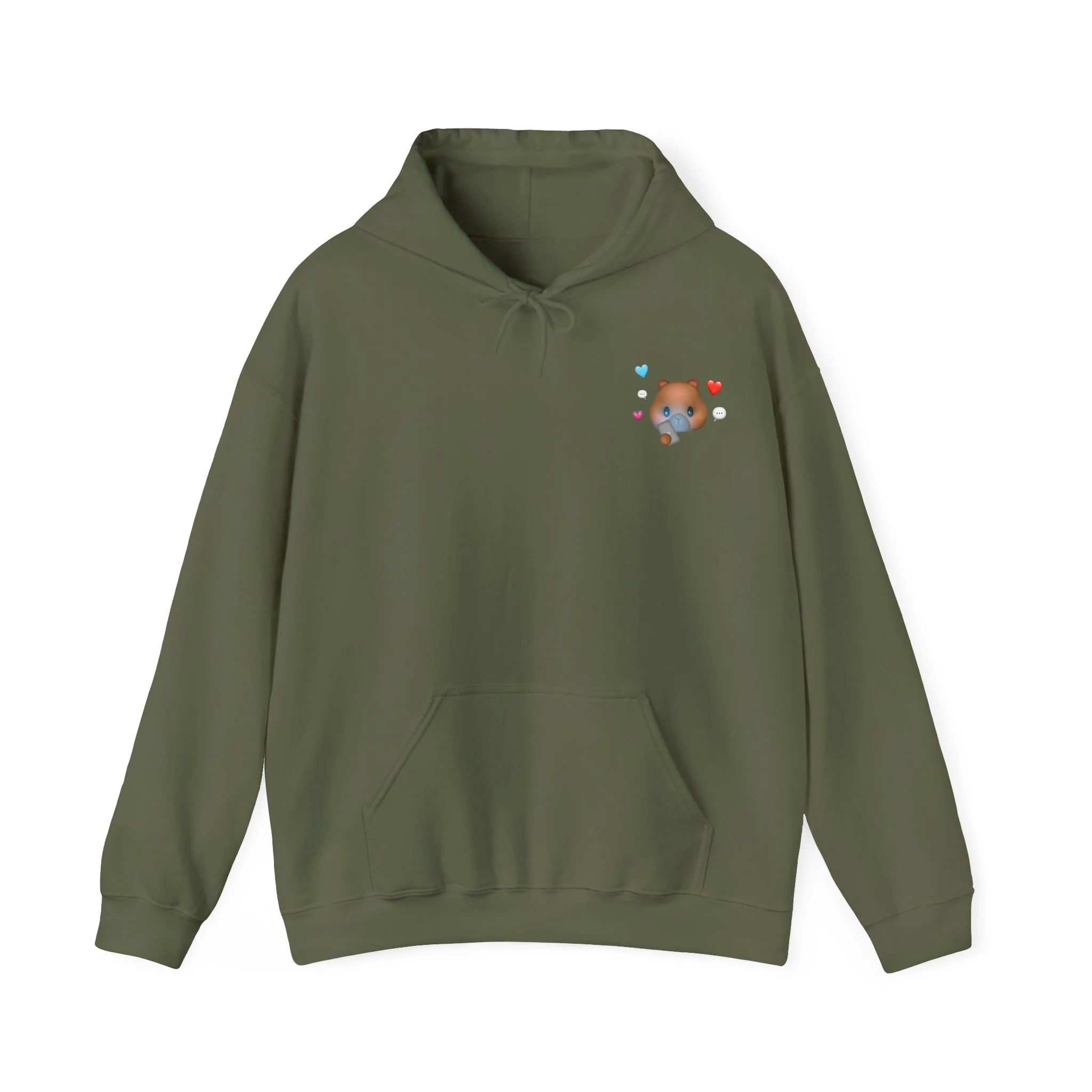texting capy hoodie - Image 8