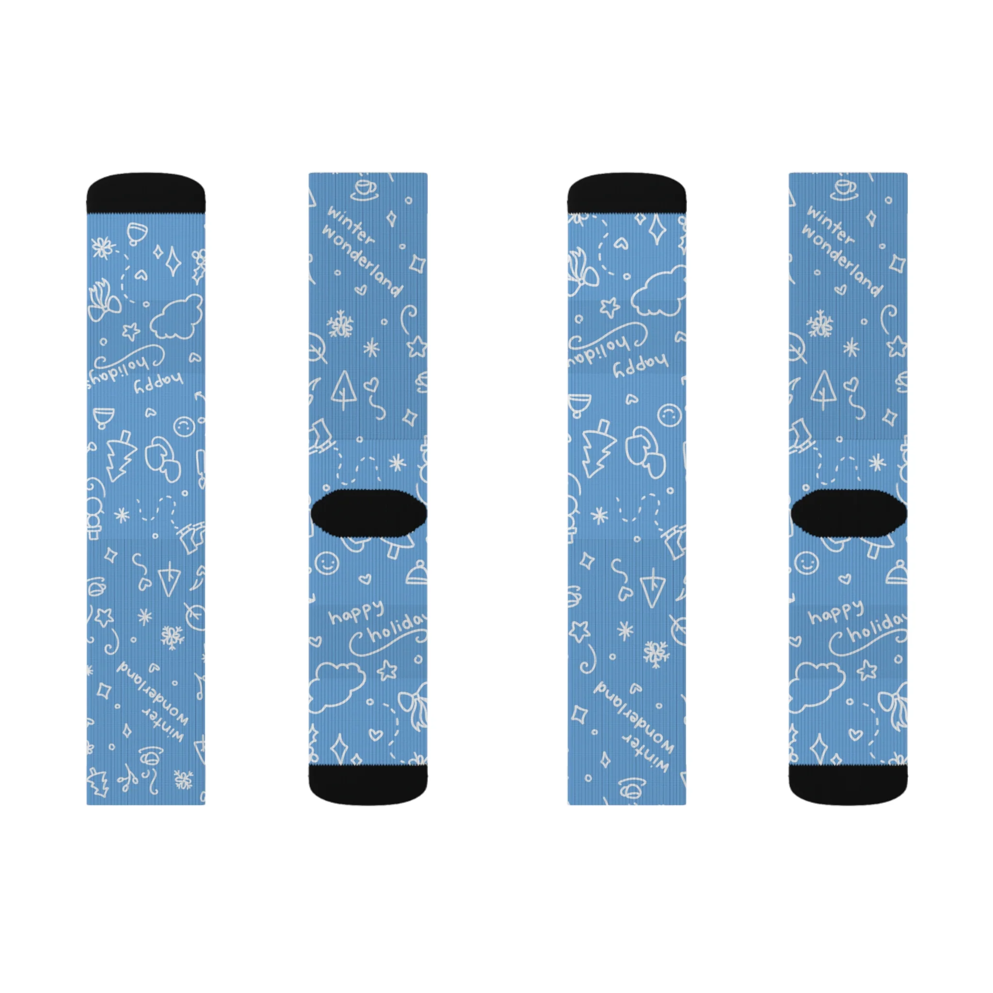 Winter Wonderland Doodle Socks - Image 10