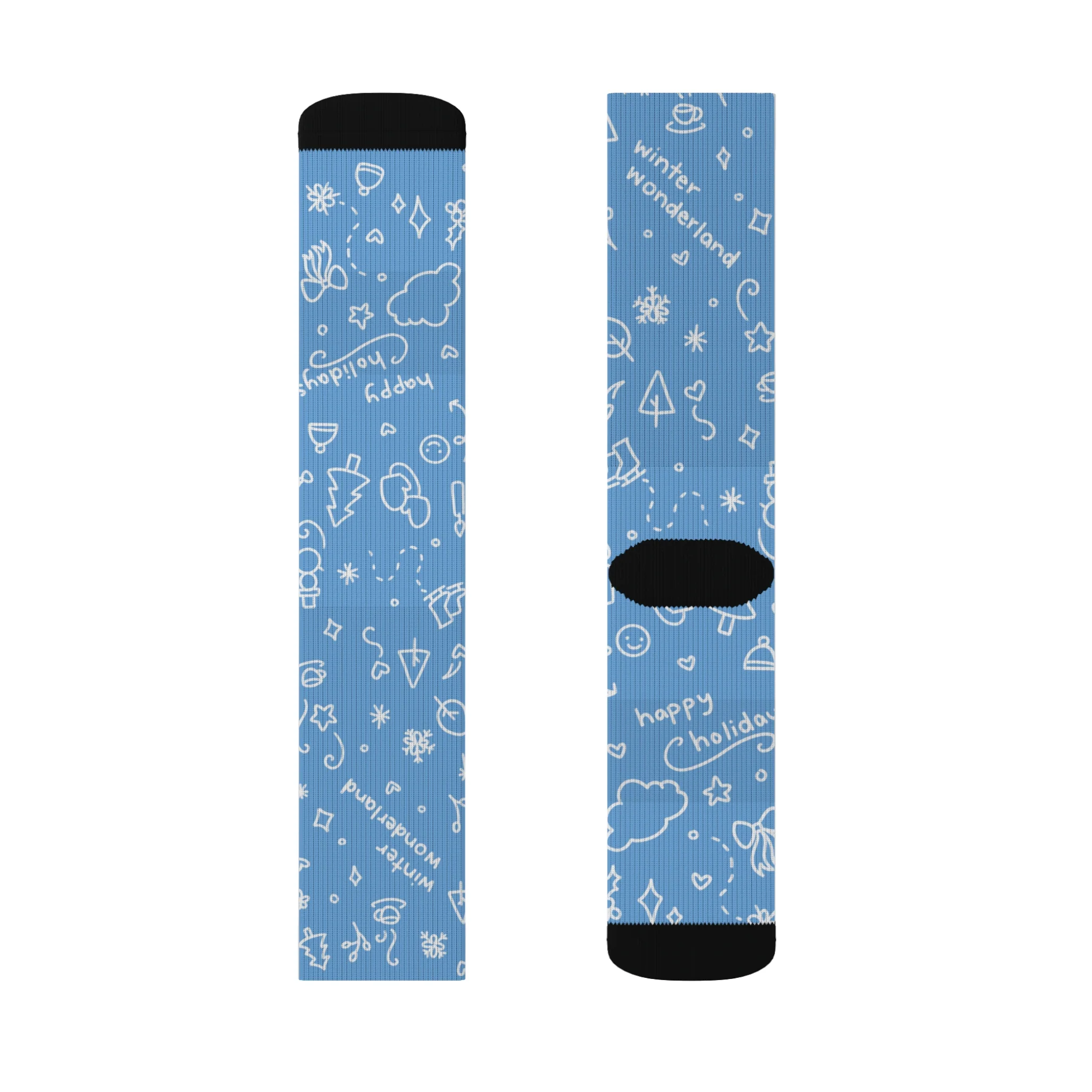 Winter Wonderland Doodle Socks - Image 11