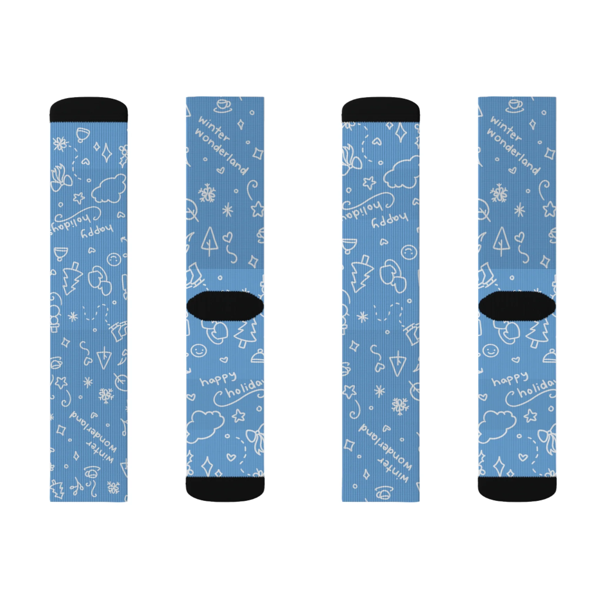 Winter Wonderland Doodle Socks - Image 7
